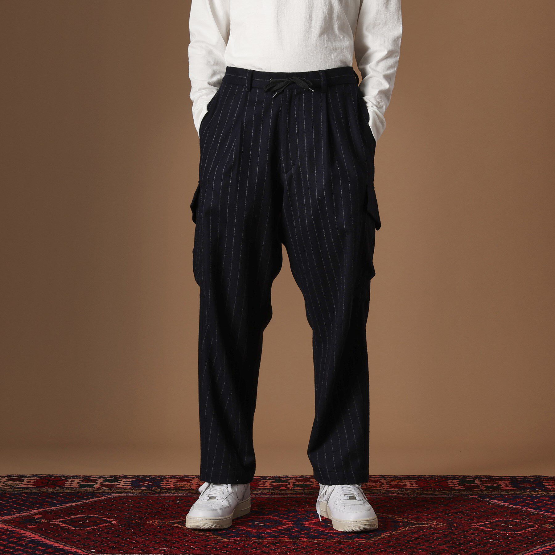 40CARATS&525「フランネルストライプカーゴパンツ」|その他|