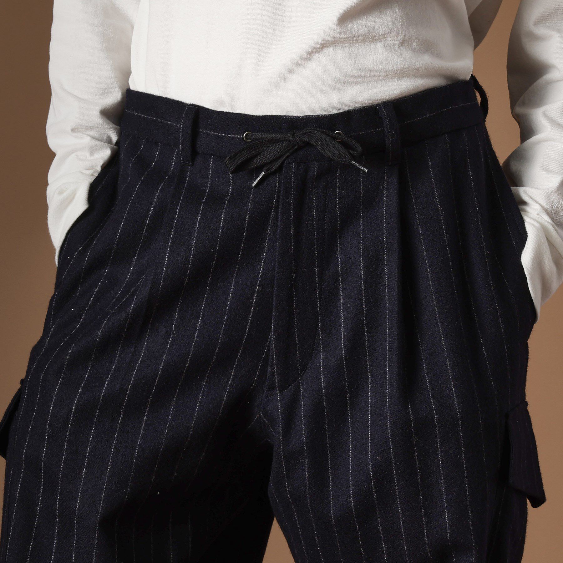 40CARATS&525「フランネルストライプカーゴパンツ」|その他|