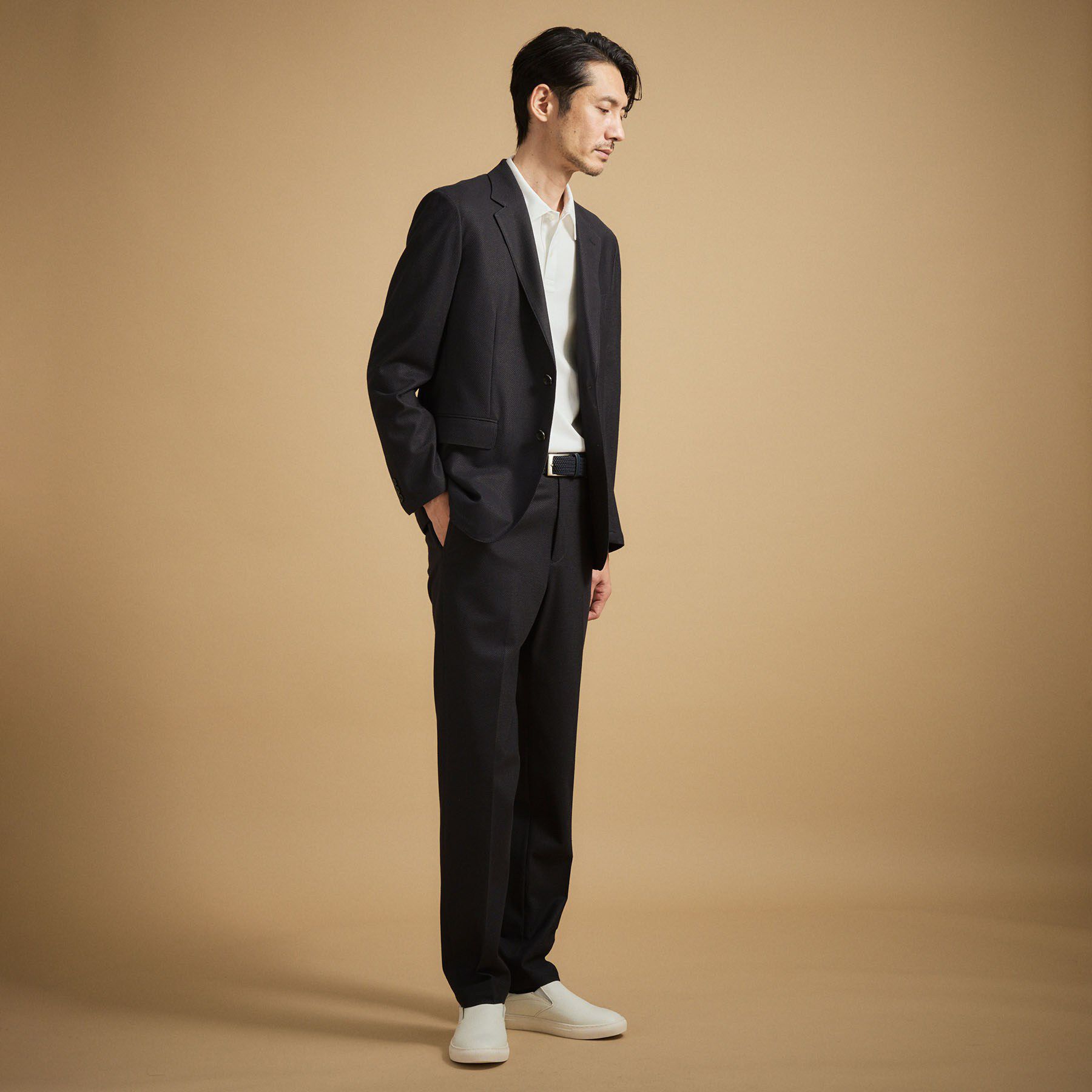 TAKEO KIKUCHI「【抗菌防臭】【ポリジン機能付き】CALCULO（R）ジャージ ジャケット」|テーラードジャケット|