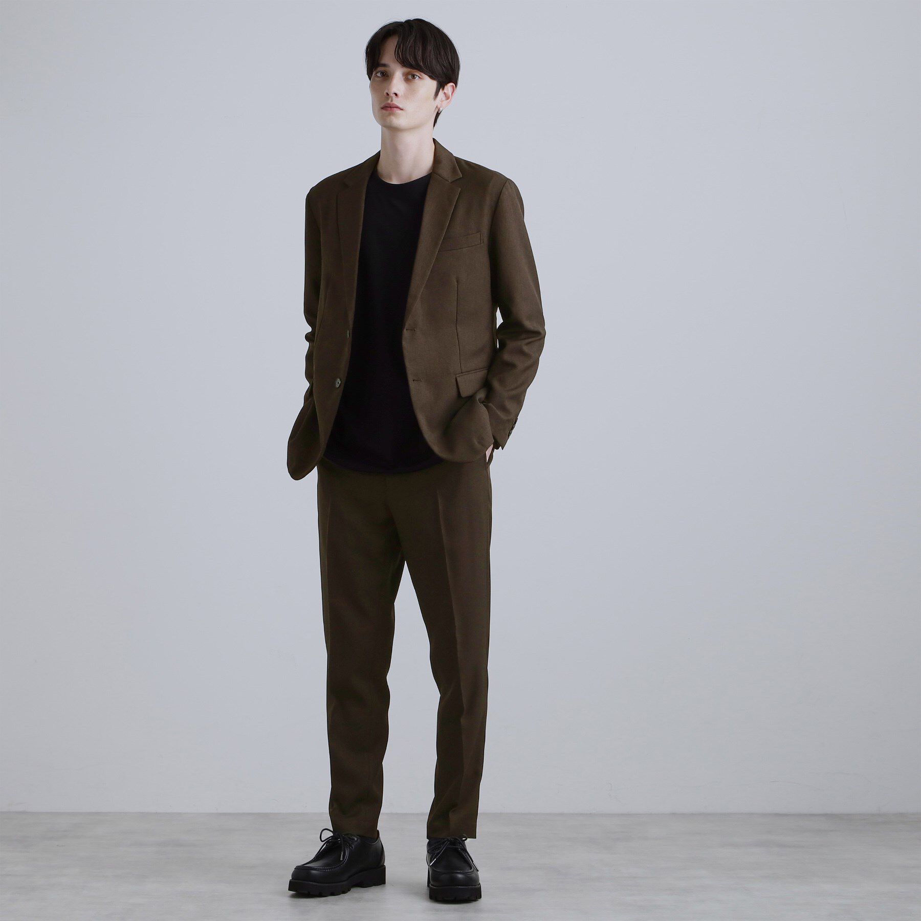 tk.TAKEO KIKUCHI「【洗える】ピンヘッドストレッチセットアップ」|スーツ|