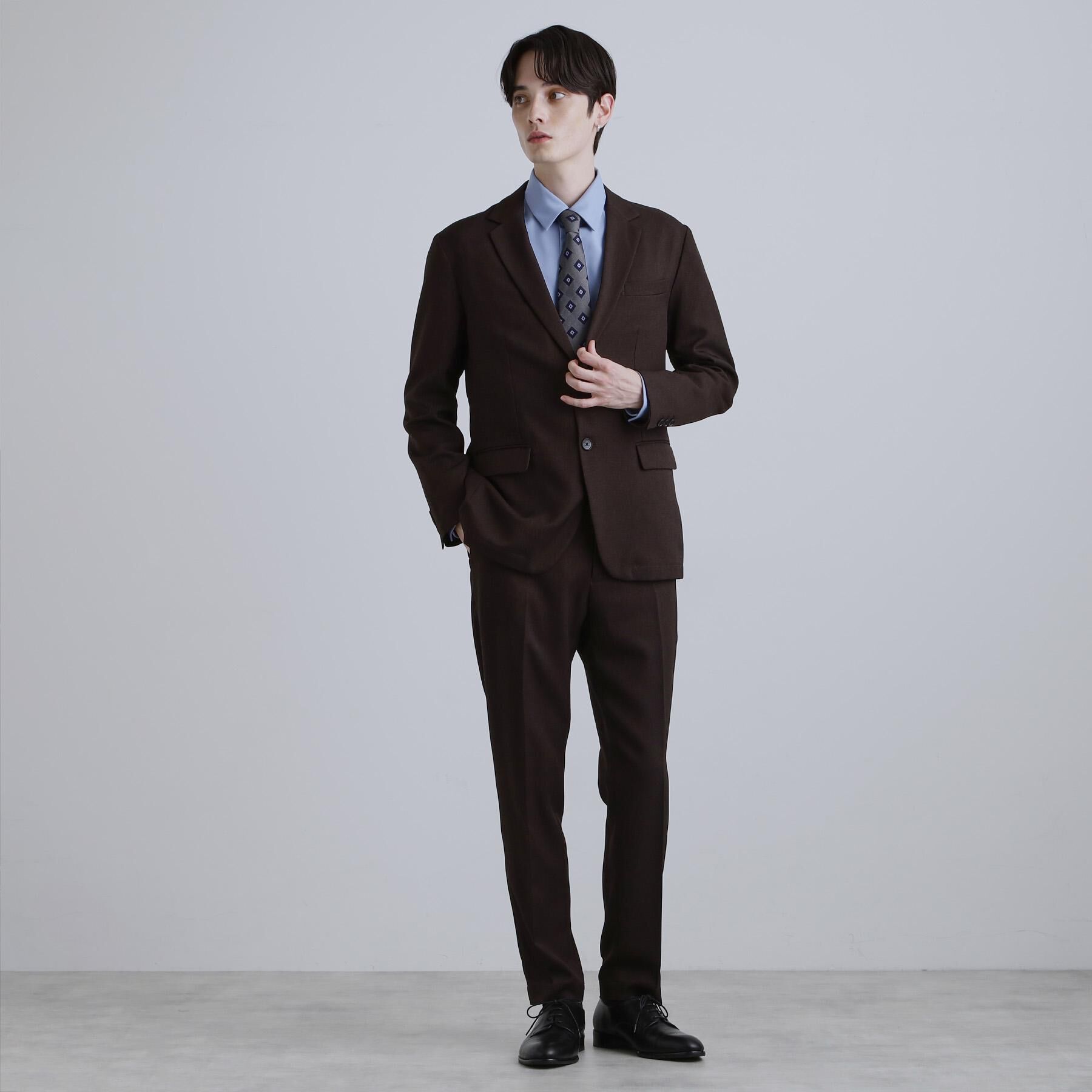 tk.TAKEO KIKUCHI「【洗える】ピンヘッドストレッチセットアップ」|スーツ|