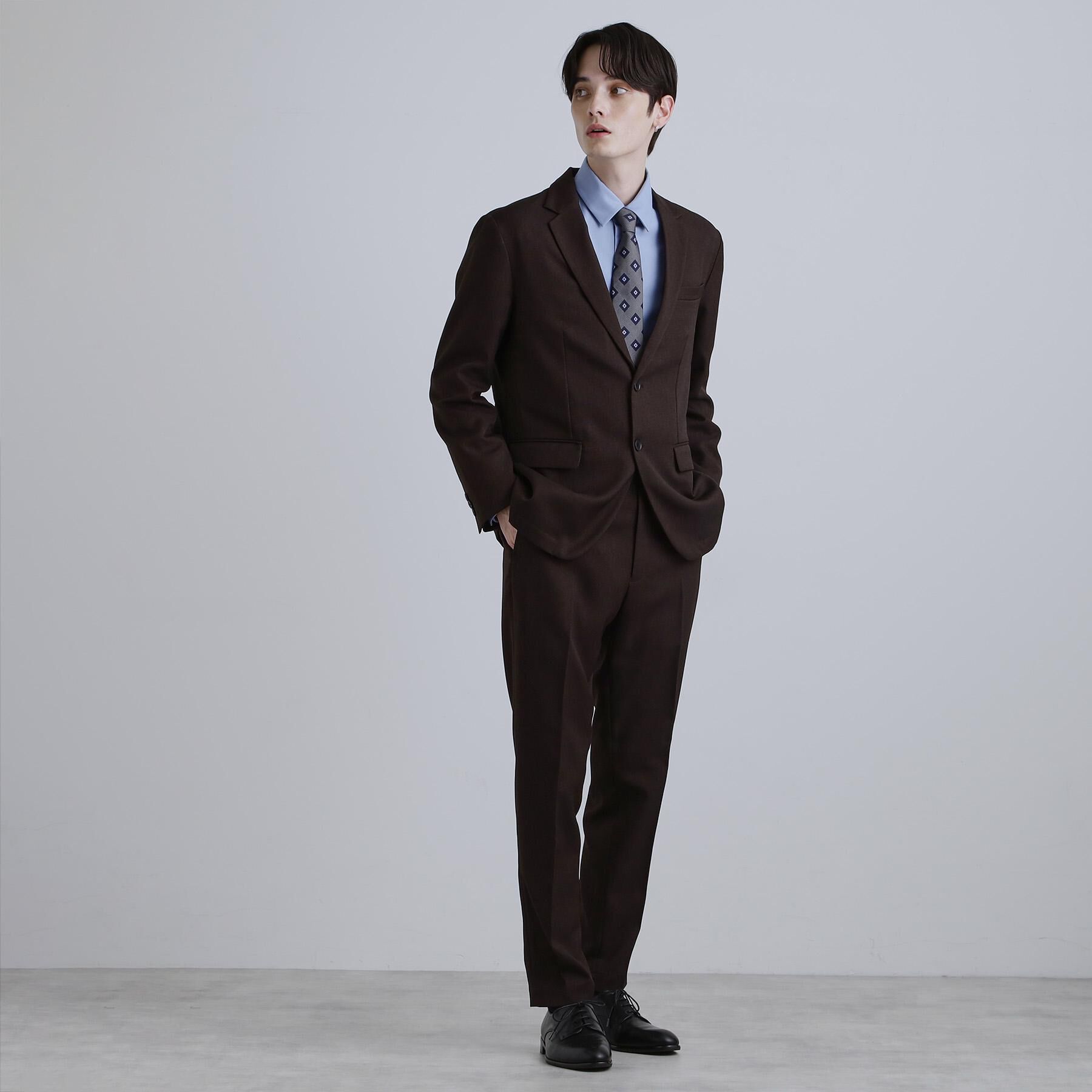 tk.TAKEO KIKUCHI「【洗える】ピンヘッドストレッチセットアップ」|スーツ|