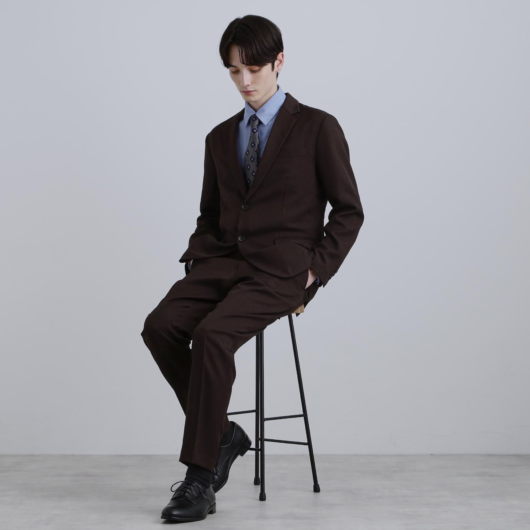 tk.TAKEO KIKUCHI「【洗える】ピンヘッドストレッチセットアップ」|スーツ|