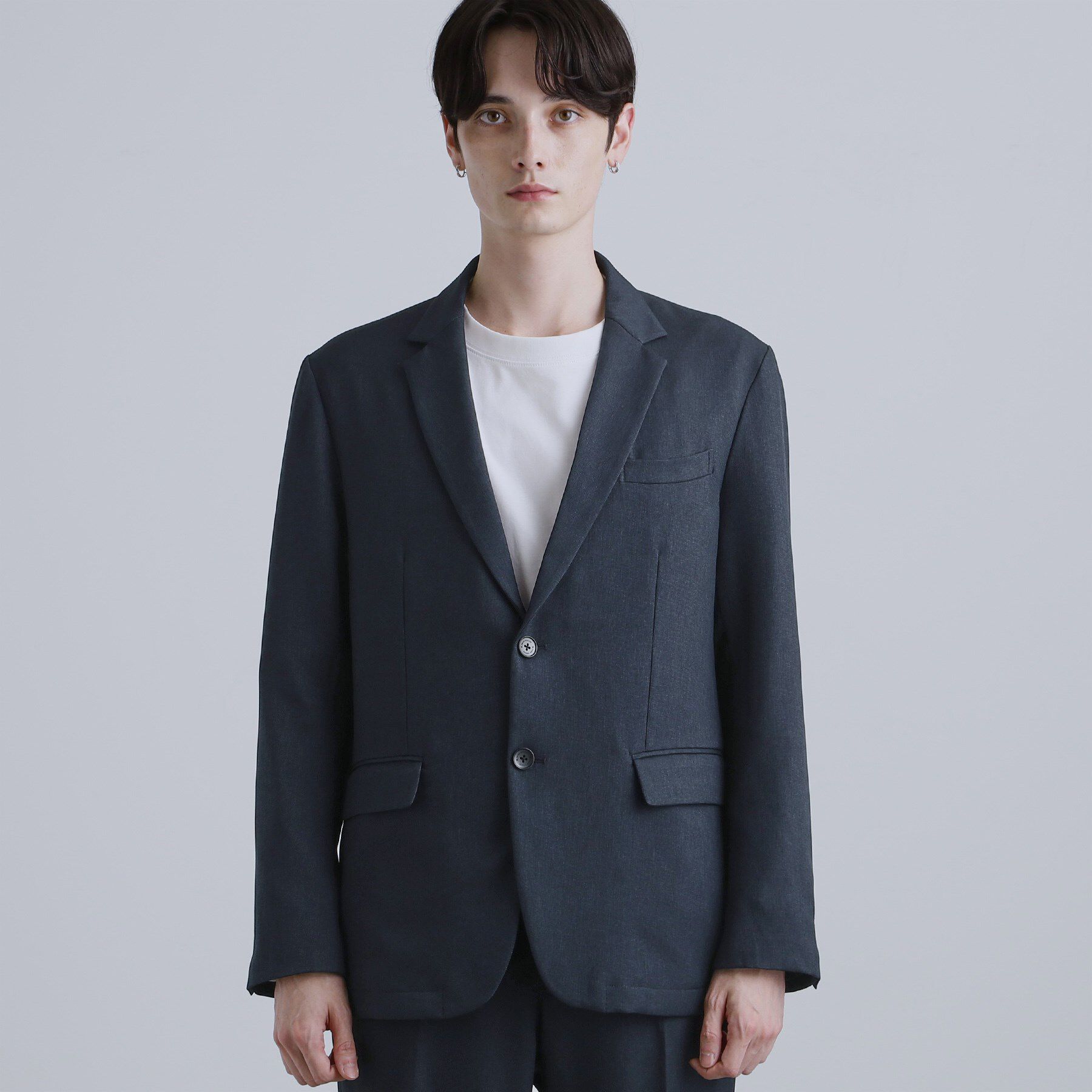 tk.TAKEO KIKUCHI「【洗える】ピンヘッドストレッチセットアップ」|スーツ|