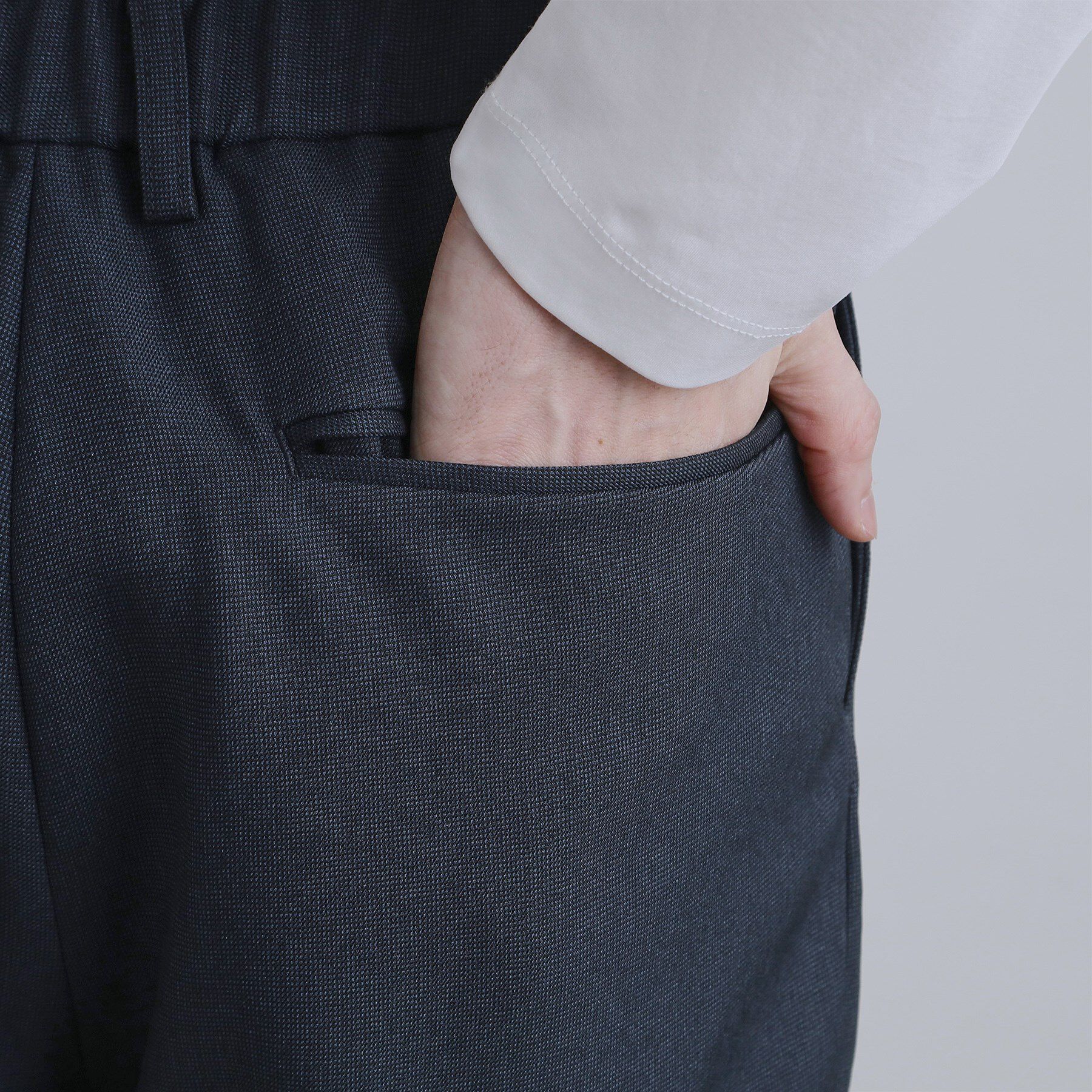 tk.TAKEO KIKUCHI「【洗える】ピンヘッドストレッチセットアップ」|スーツ|