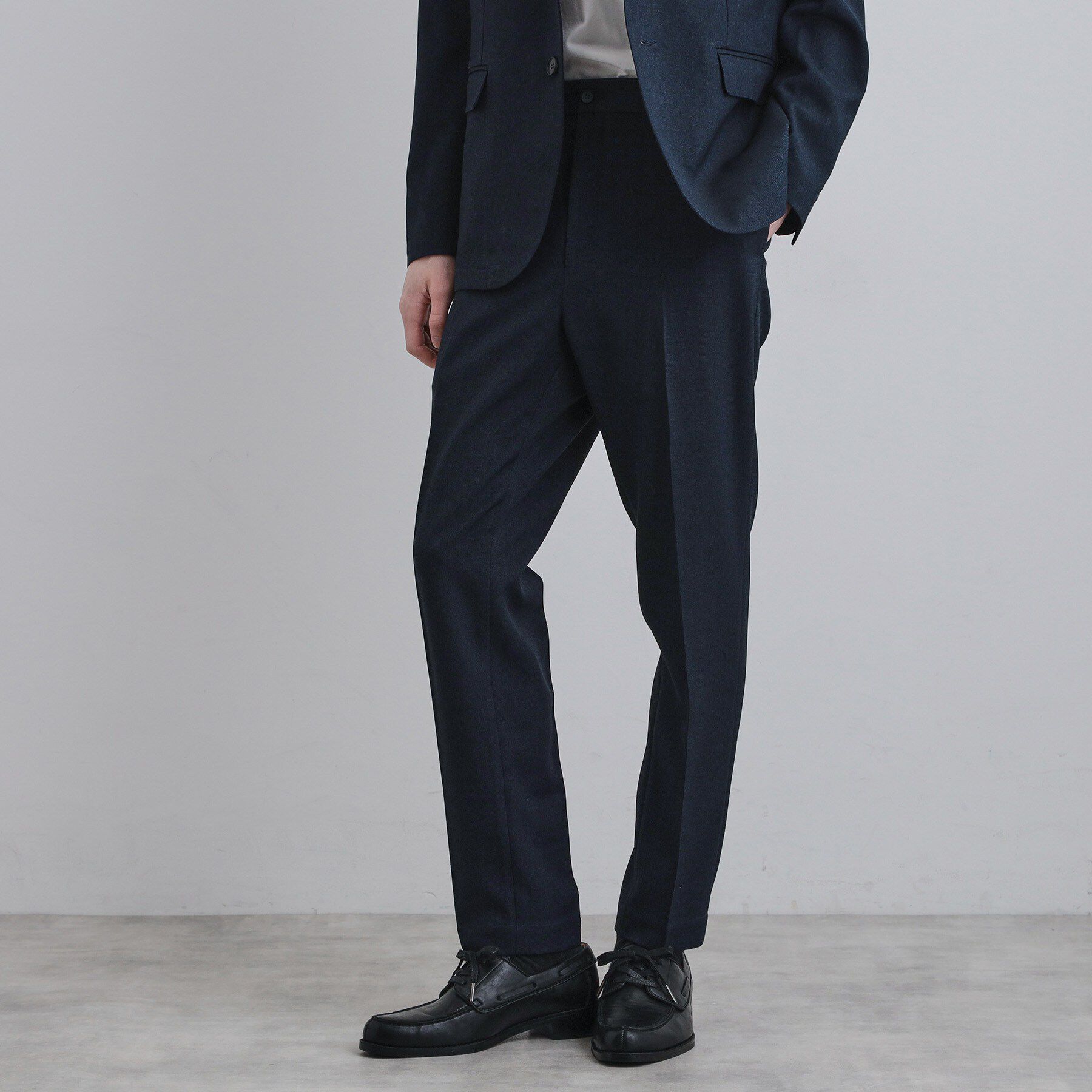 tk.TAKEO KIKUCHI「【上下2点セット】洗えるピンヘッドストレッチセットアップ/ビジネスOK」|スーツ|