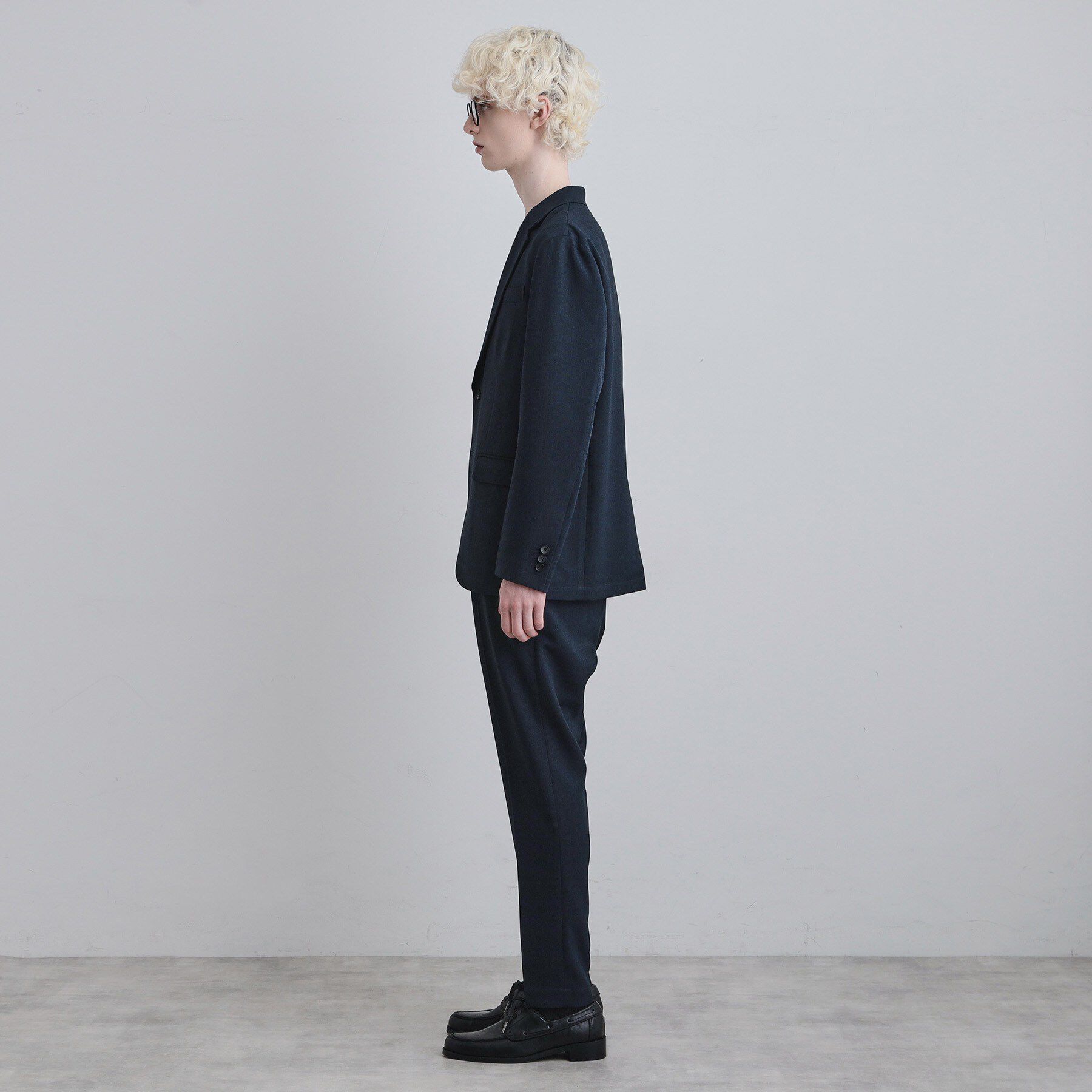 tk.TAKEO KIKUCHI「【上下2点セット】洗えるピンヘッドストレッチセットアップ/ビジネスOK」|スーツ|