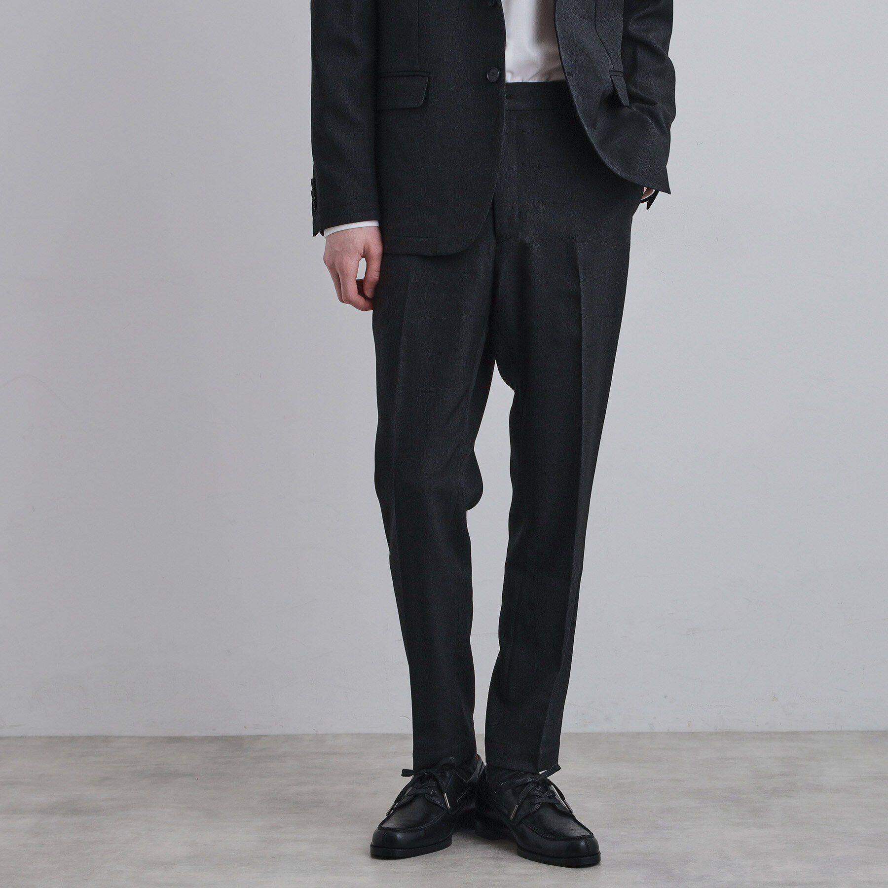 tk.TAKEO KIKUCHI「【上下2点セット】洗えるピンヘッドストレッチセットアップ/ビジネスOK」|スーツ|