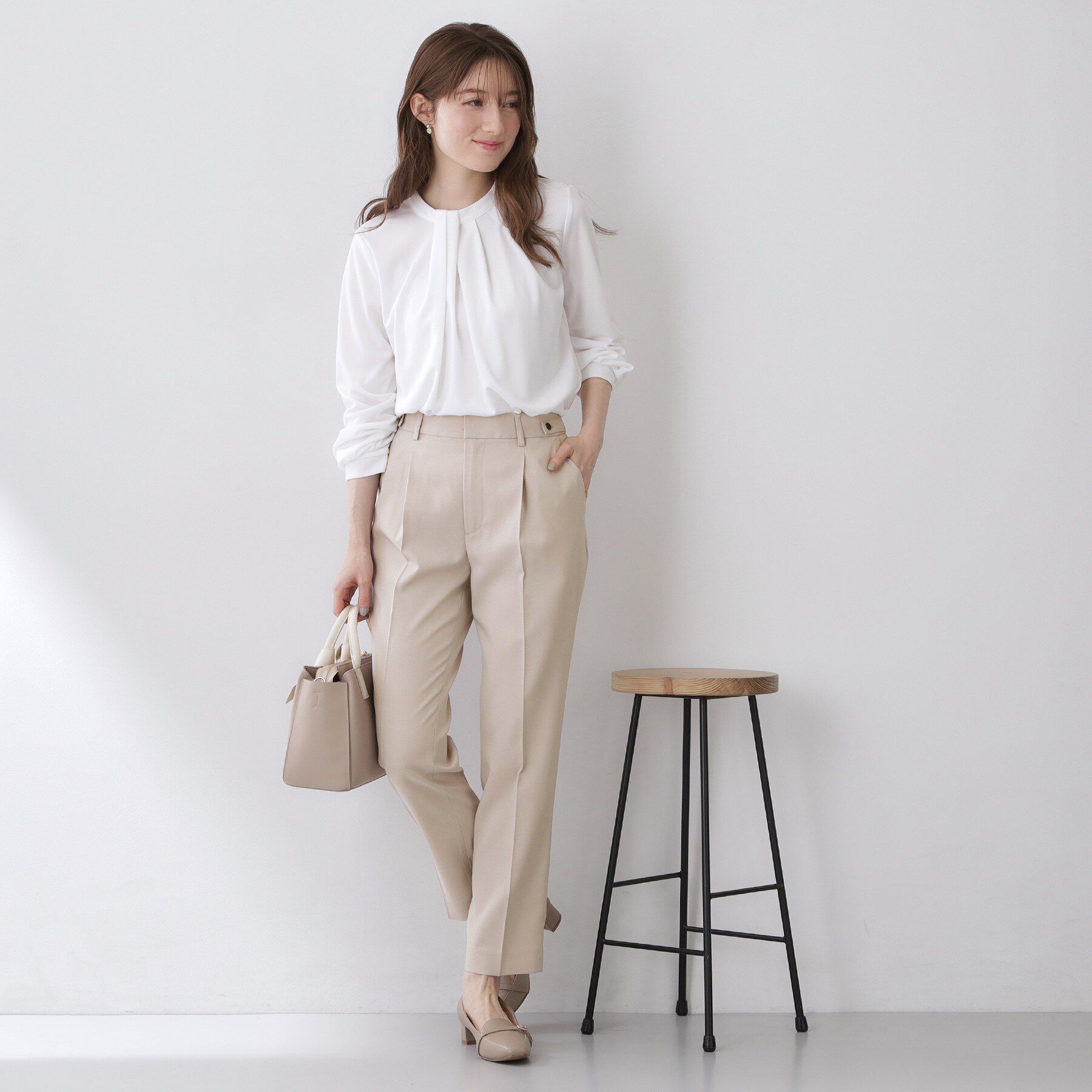 index「ストレッチテーパードパンツ/セットアップ対応【洗濯機OK/吸水速乾】」|その他|