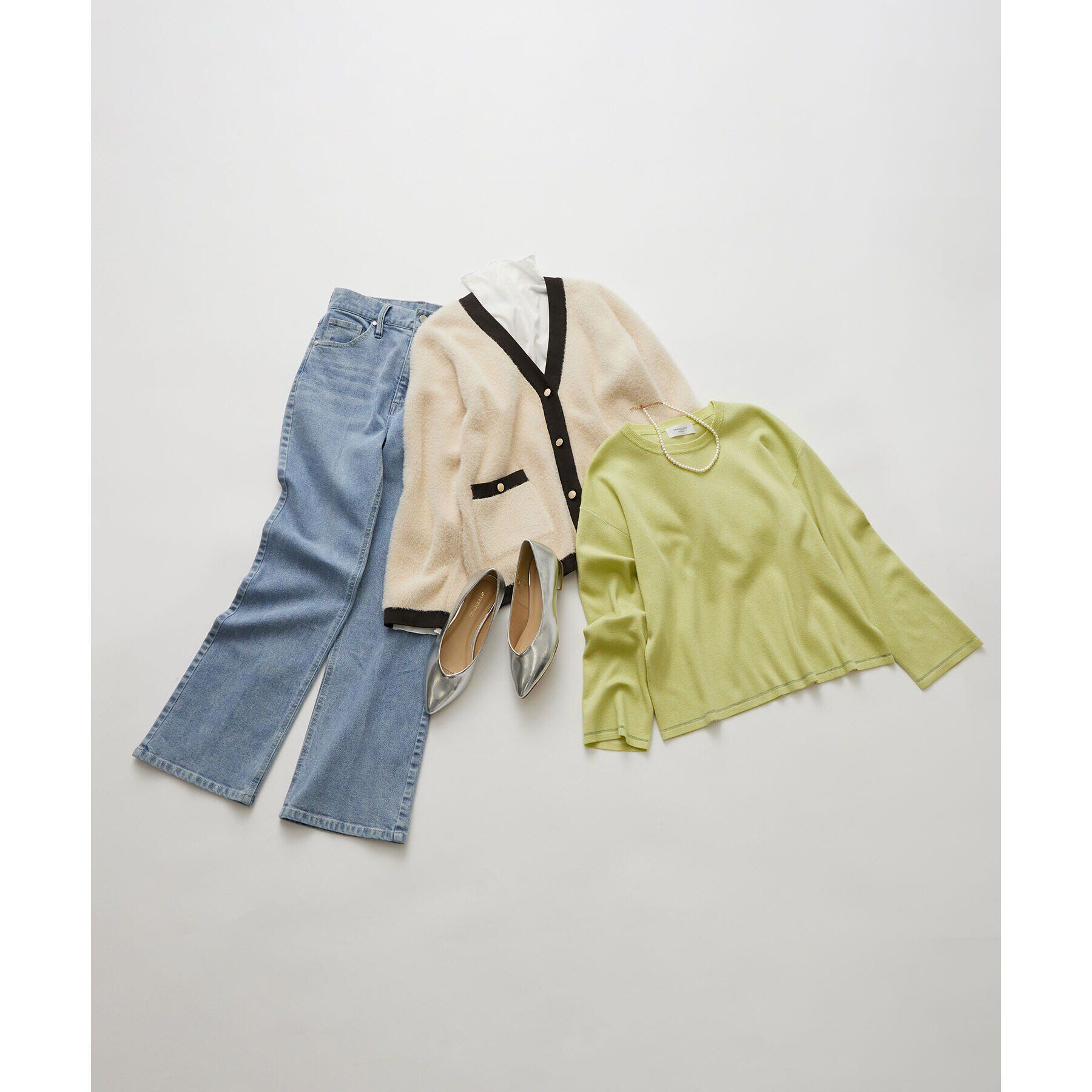 OPAQUE.CLIP「【抗菌防臭加工】Vカットフラットポインテッドパンプス」|その他|