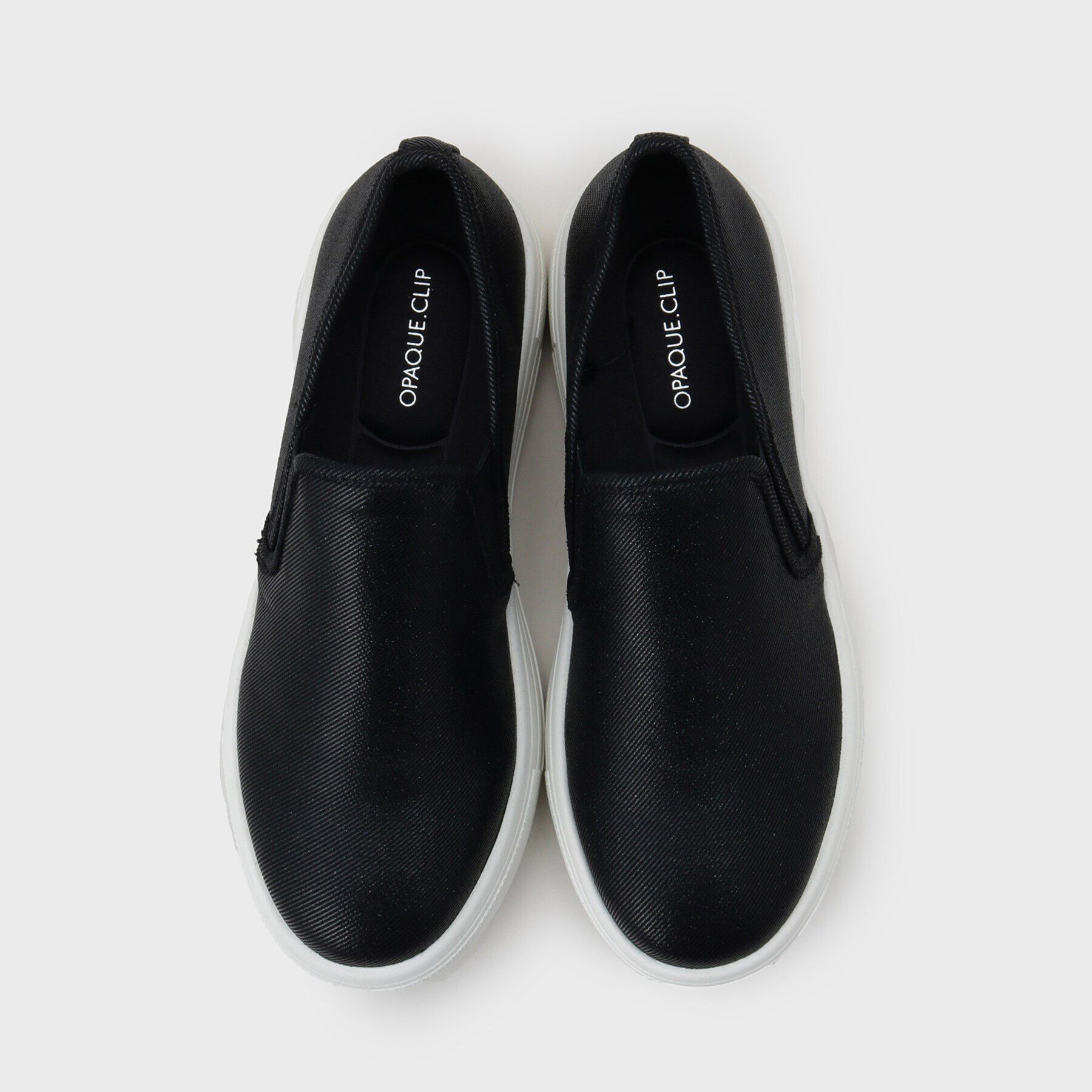OPAQUE.CLIP「【軽量】厚底ラメスリッポン」|その他|