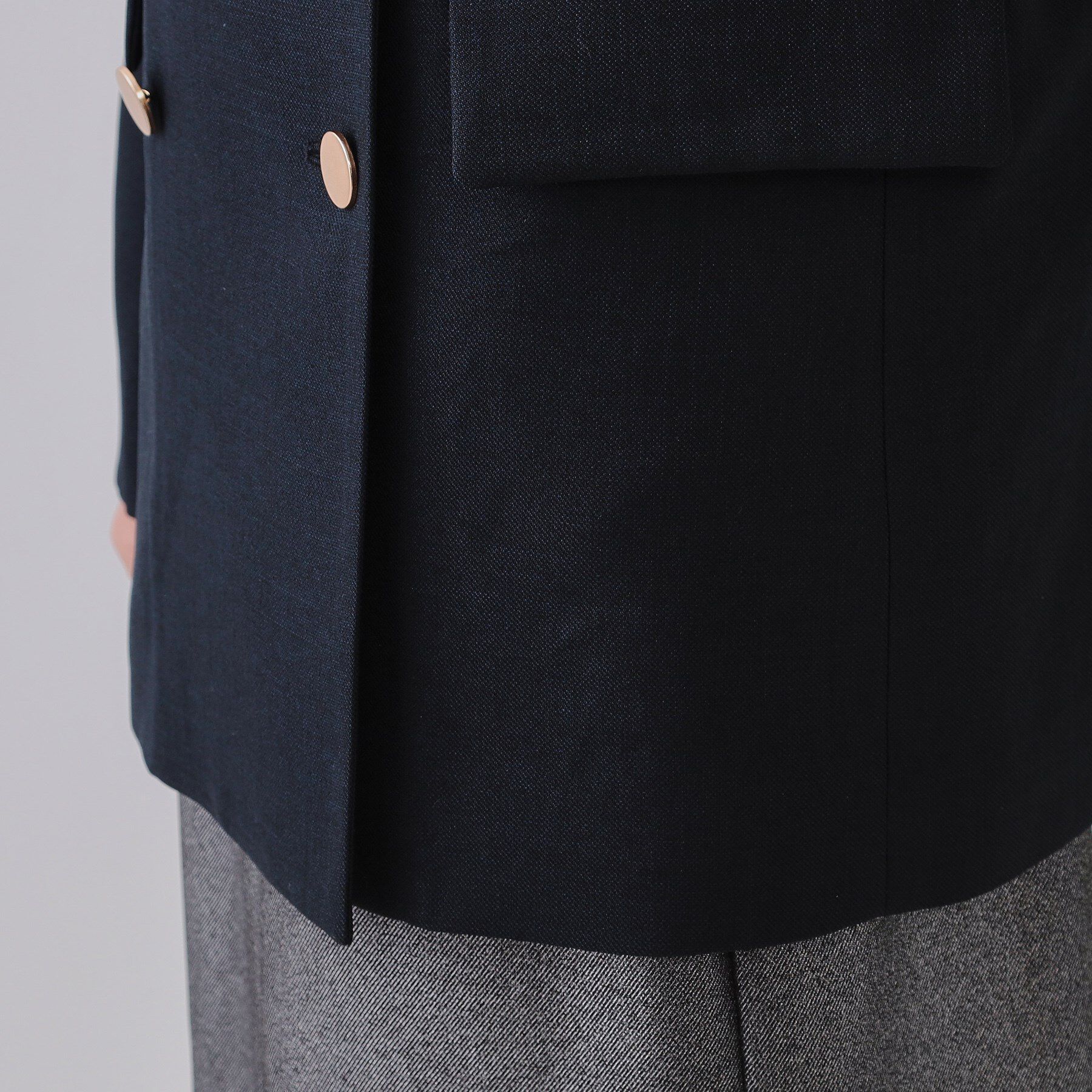 OPAQUE.CLIP「金ボタンダブルテーラードジャケット【洗える】」|テーラードジャケット|