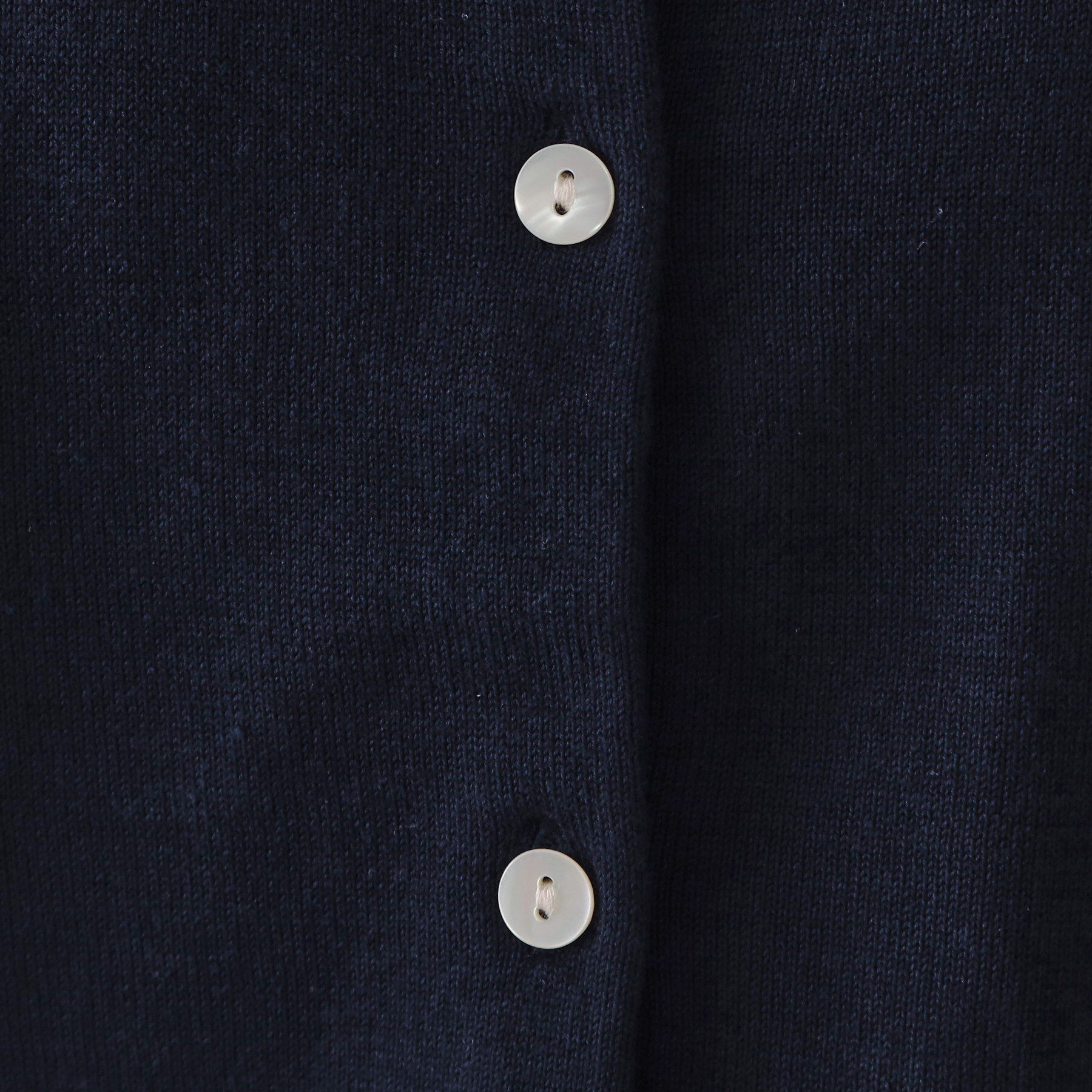 OPAQUE.CLIP「クルーネックニットカーディガン/オーガニックコットン混【UV/洗濯機洗い可】」|カーディガン|