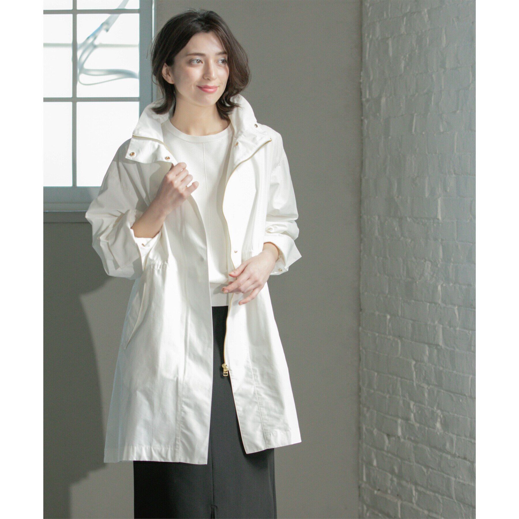 OPAQUE.CLIP「《CLASSY掲載》ミドルスタンドコート【洗濯機洗い可】」|その他|