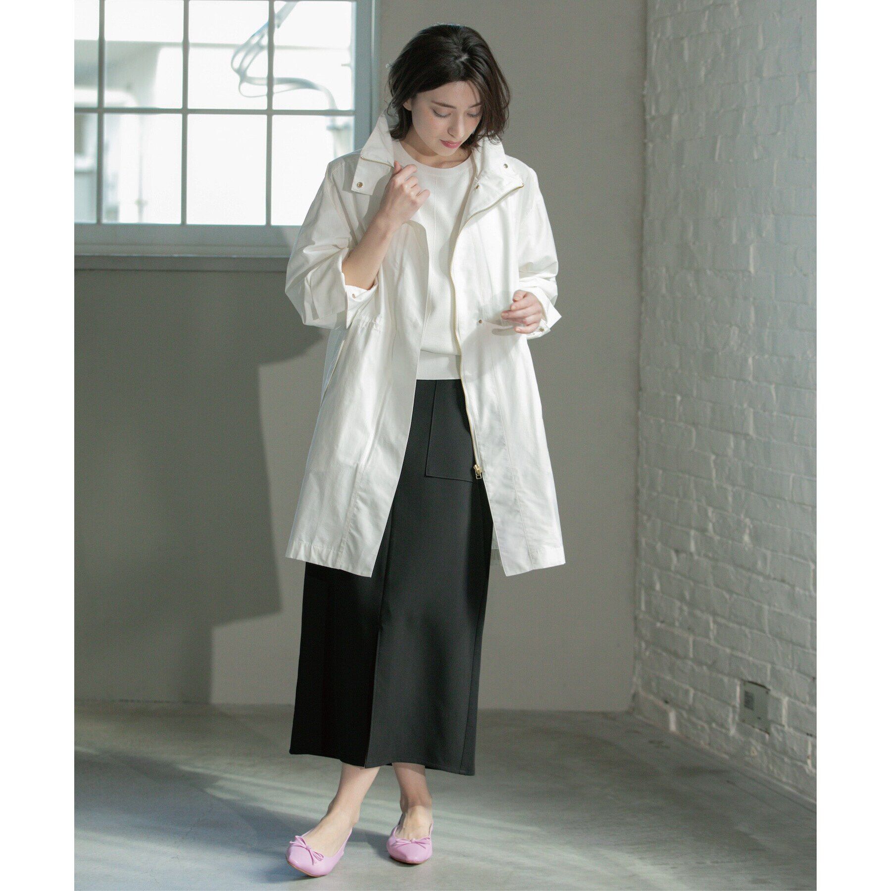 OPAQUE.CLIP「《CLASSY掲載》ミドルスタンドコート【洗濯機洗い可】」|その他|