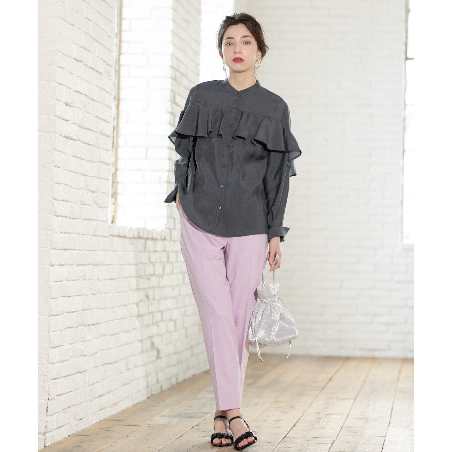 OPAQUE.CLIP「美脚ストレッチテーパードパンツ【洗濯機洗い可】」|その他|