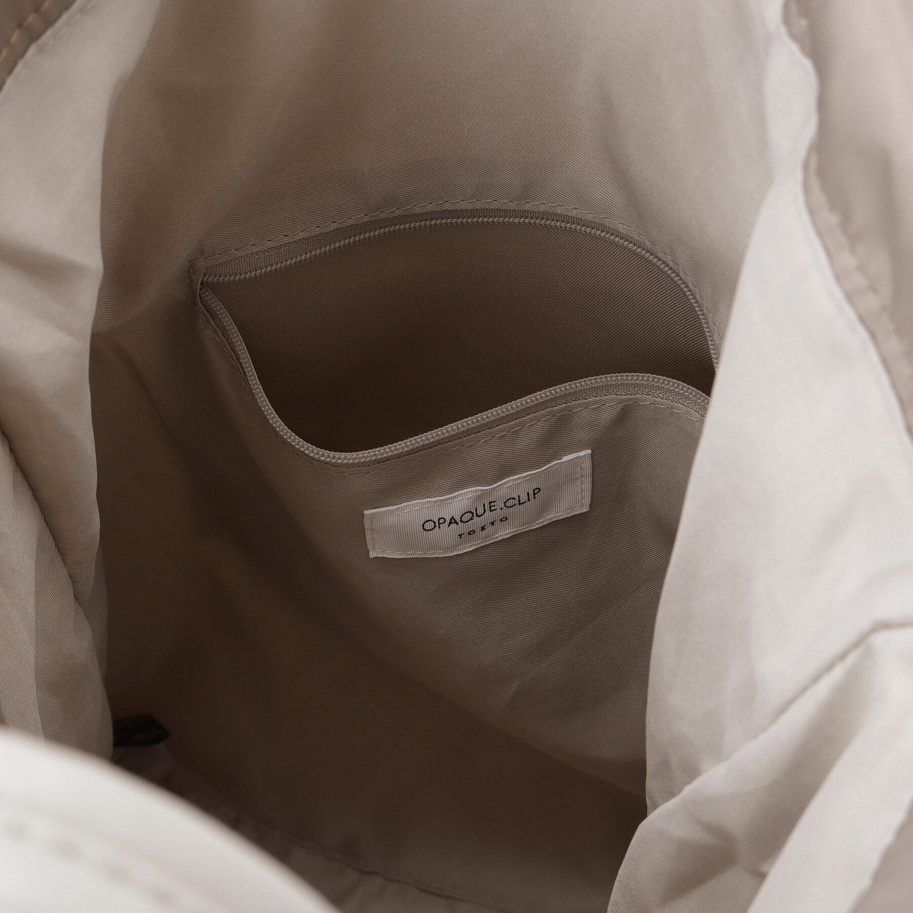 OPAQUE.CLIP「【A4サイズ対応】フロントポケットデザインナップザック」|リュック|