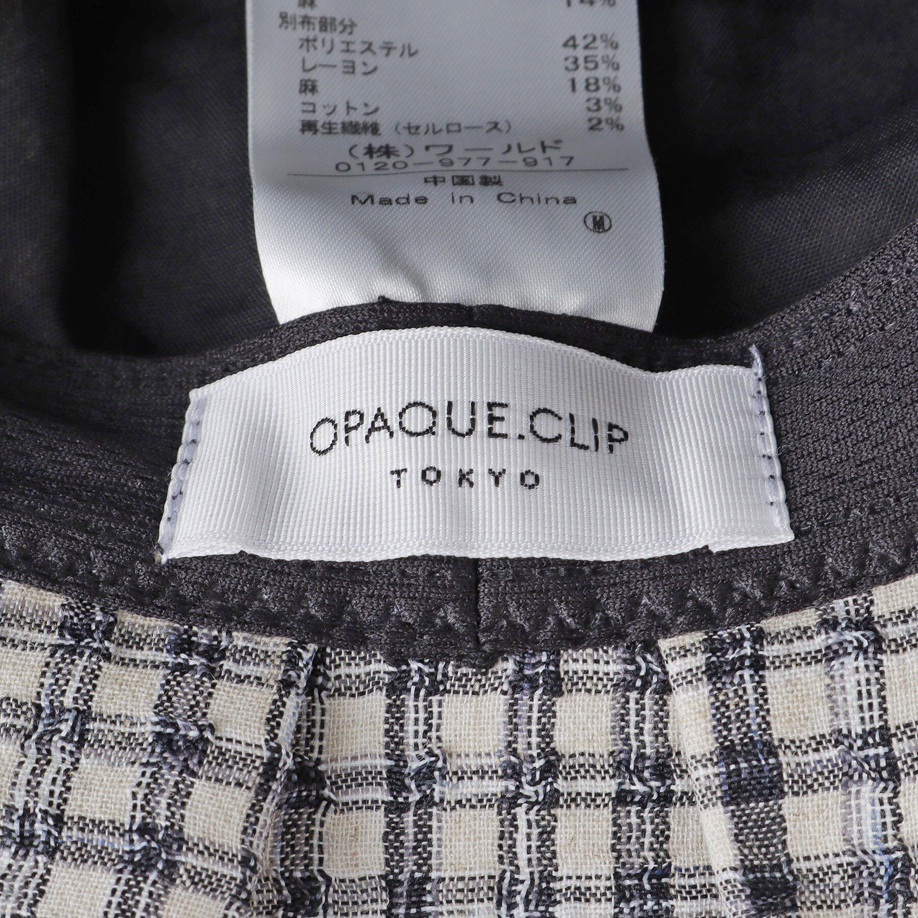 OPAQUE.CLIP「フリルバケットハット」|ハット|