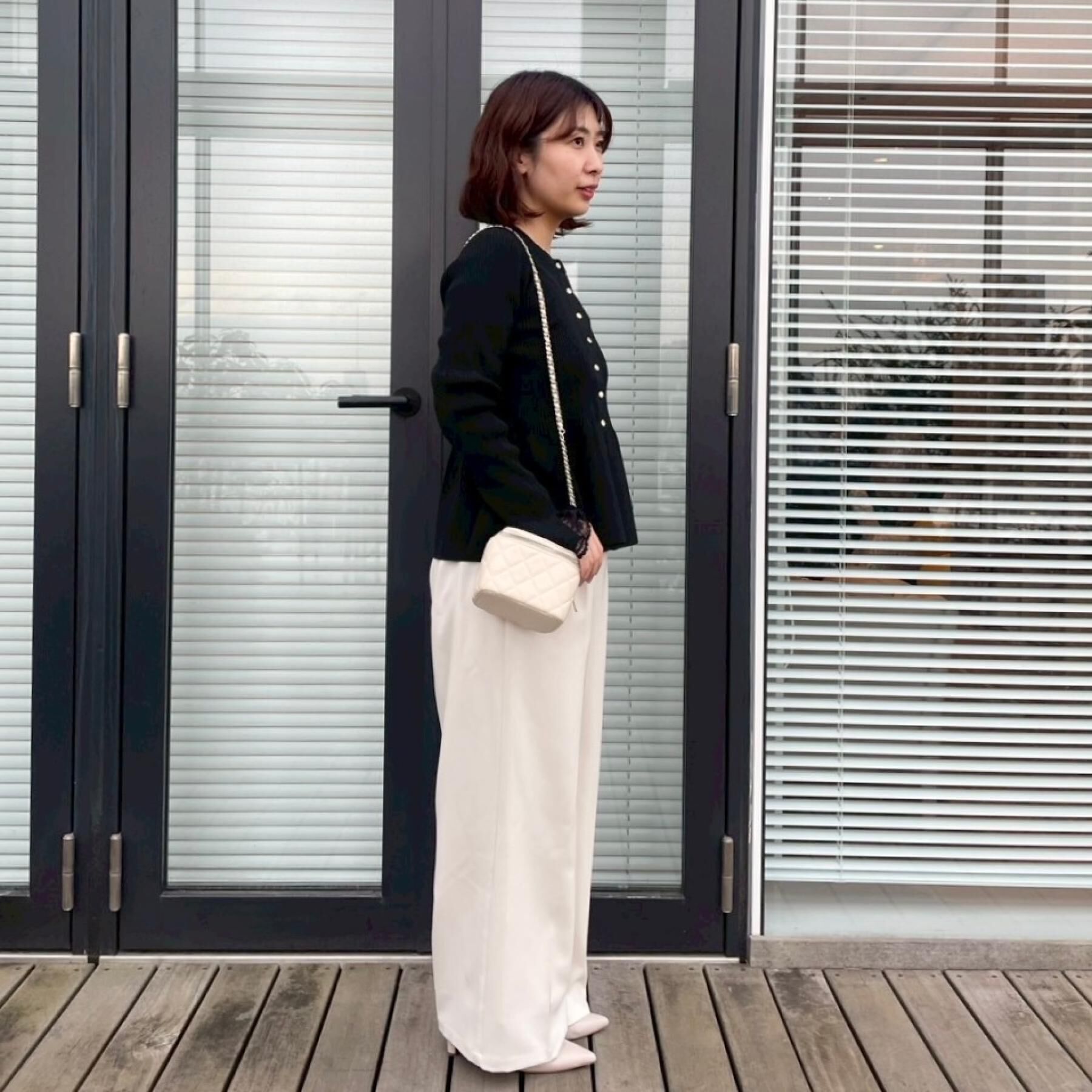 Couture broach「【大人かわいい・洗える】ペプラムニットカーディガン」|カーディガン|