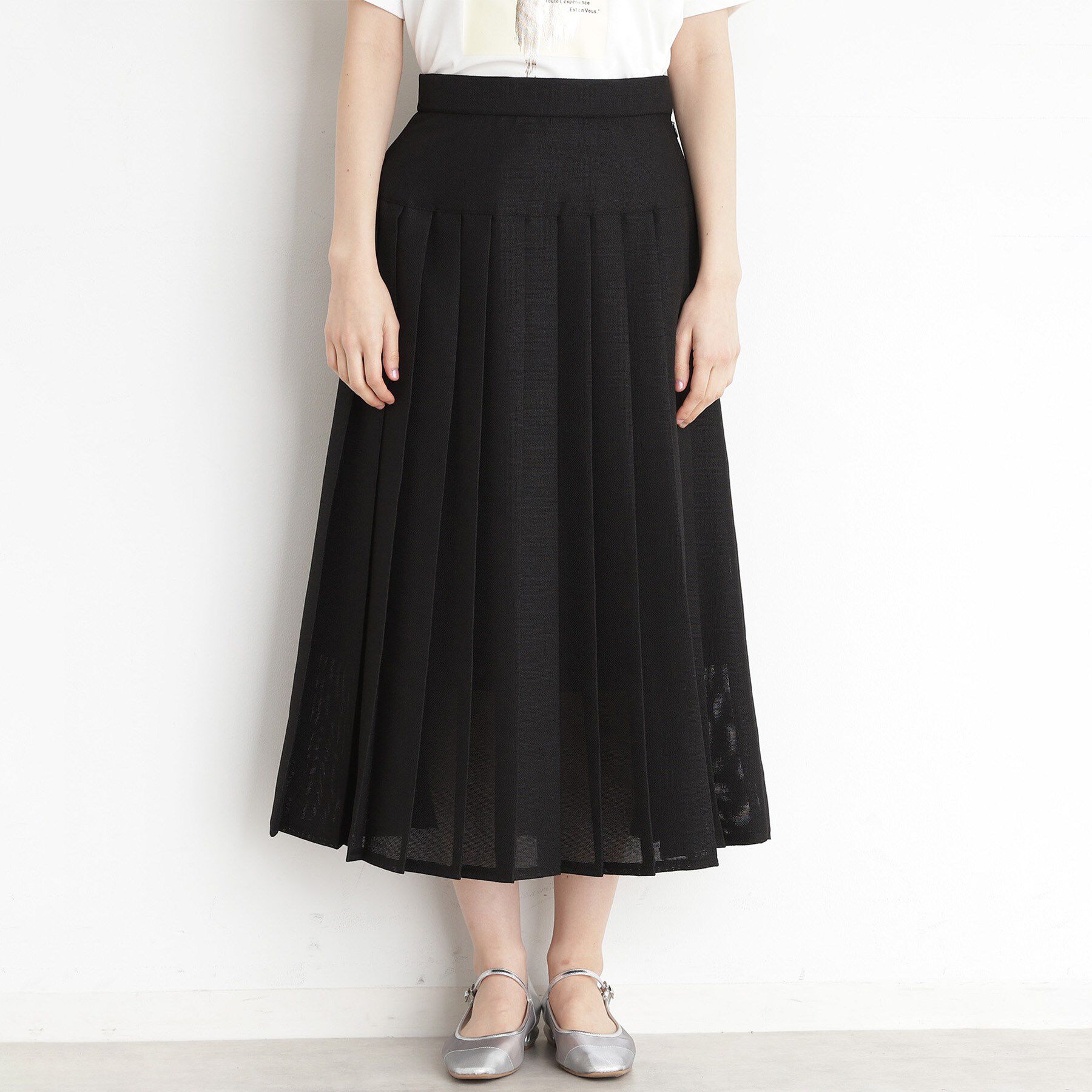 THE SHOP TK「パナマメッシュスカート」|スカート|