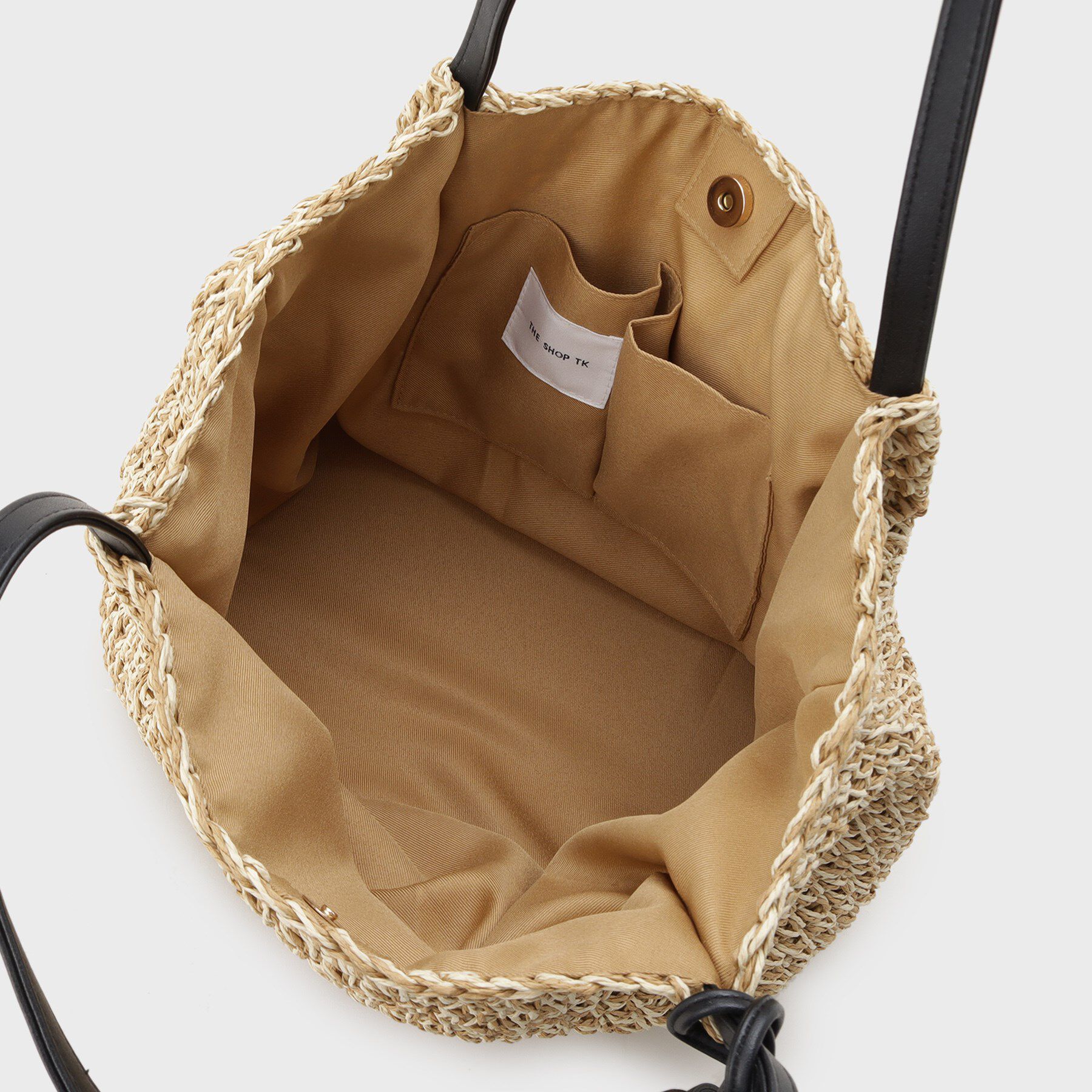 THE SHOP TK「タッセル付き雑材トートバッグ」|トートバッグ|
