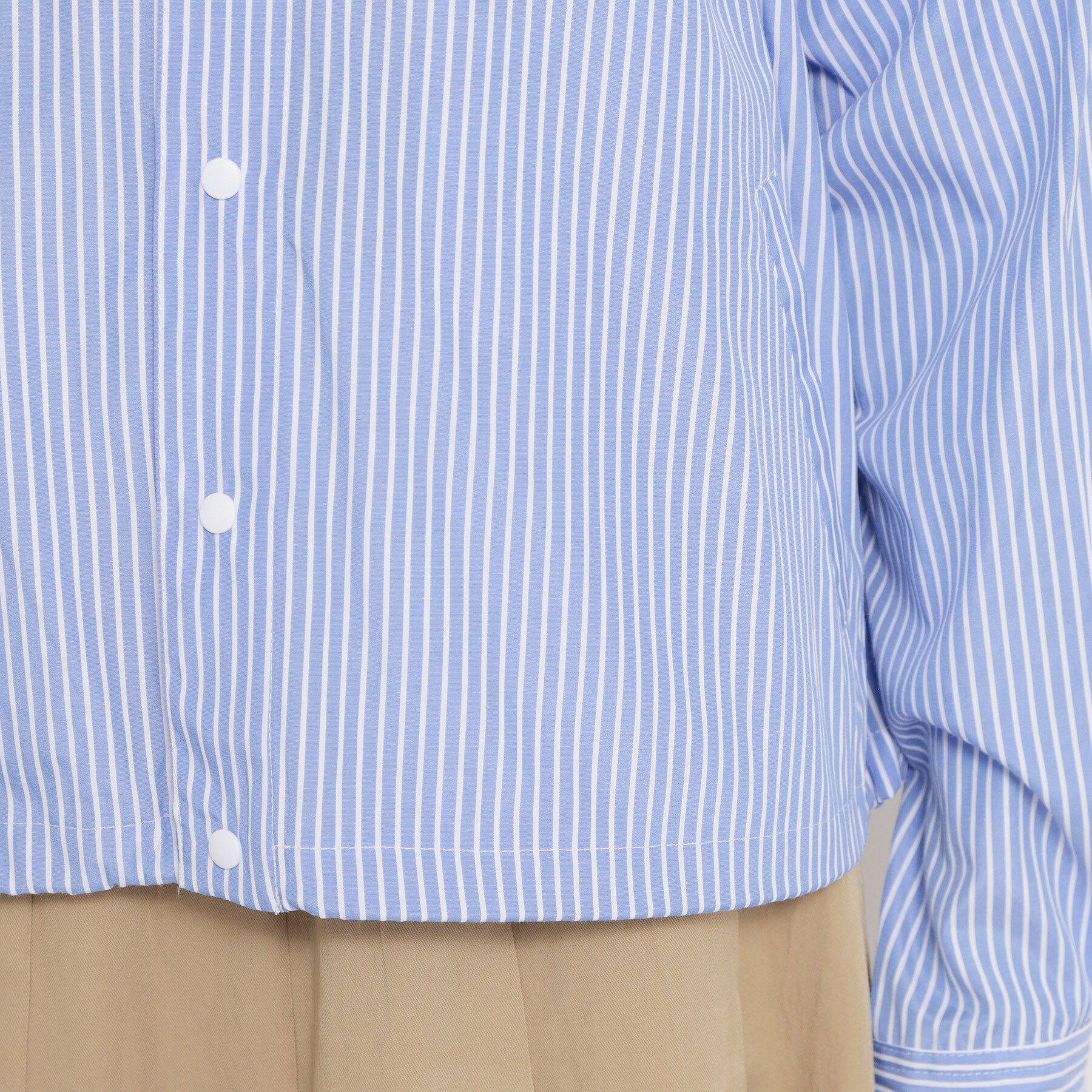 THE SHOP TK「ショート丈シャツブルゾン」|ブルゾン・スタジャン|