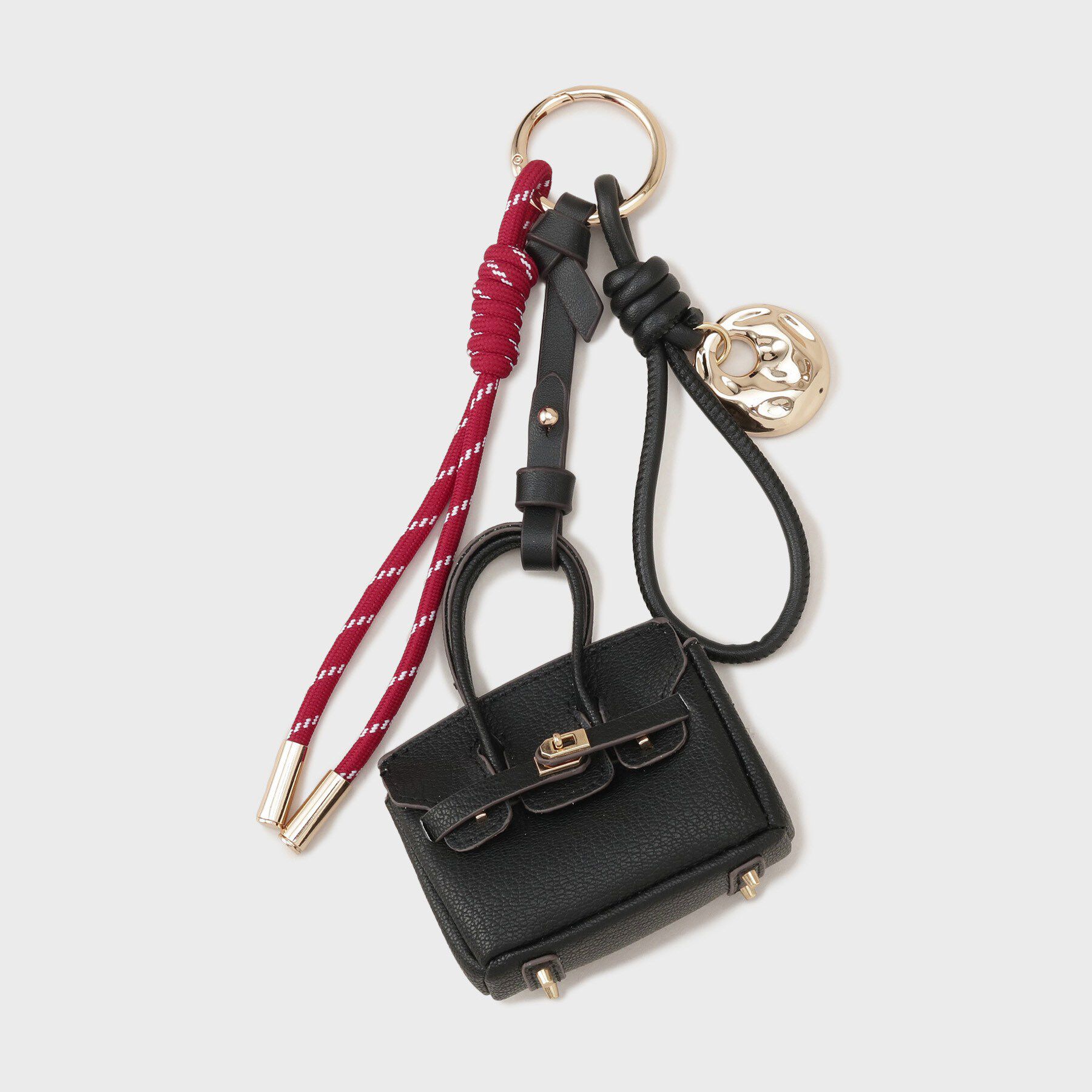 THE SHOP TK「MINIバッグチャーム」|キーケース|ブラック(019)