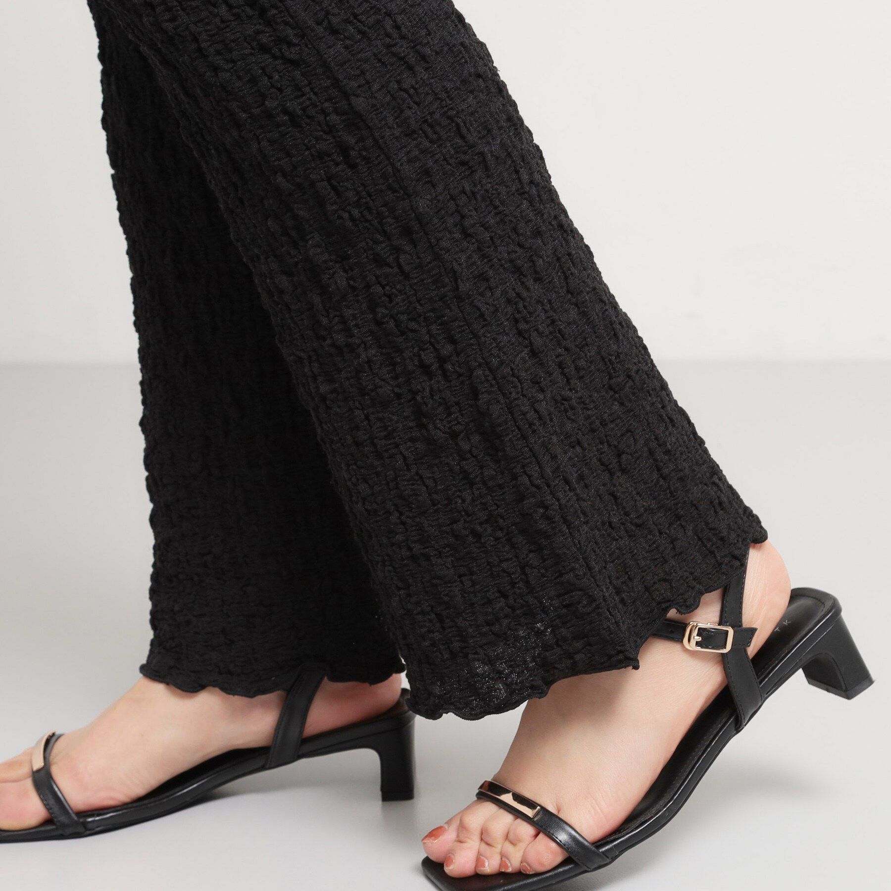 THE SHOP TK「ポコポコシャーリングフレアパンツ」|その他|