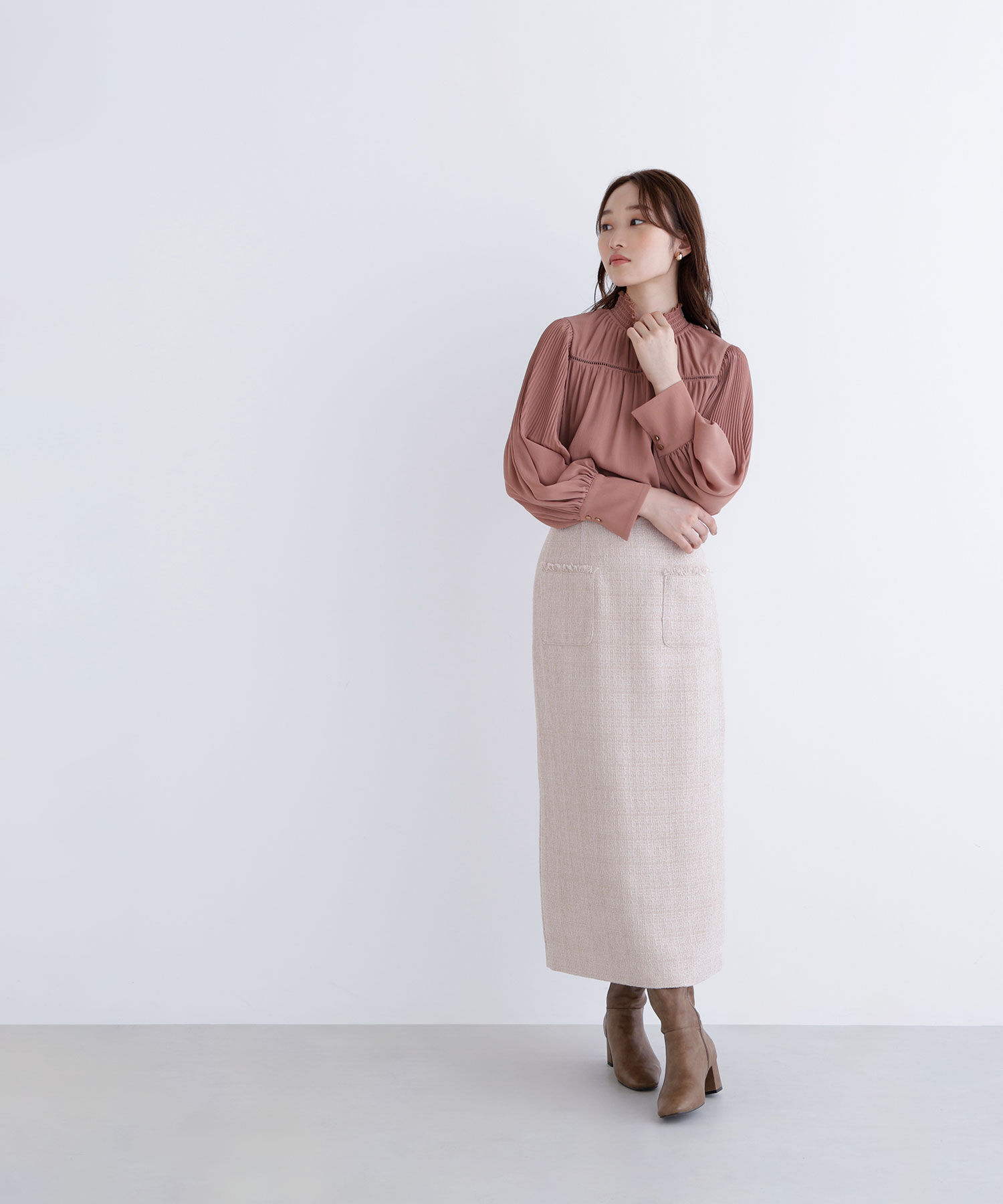  「ツイーディーナロースカート」|スカート|