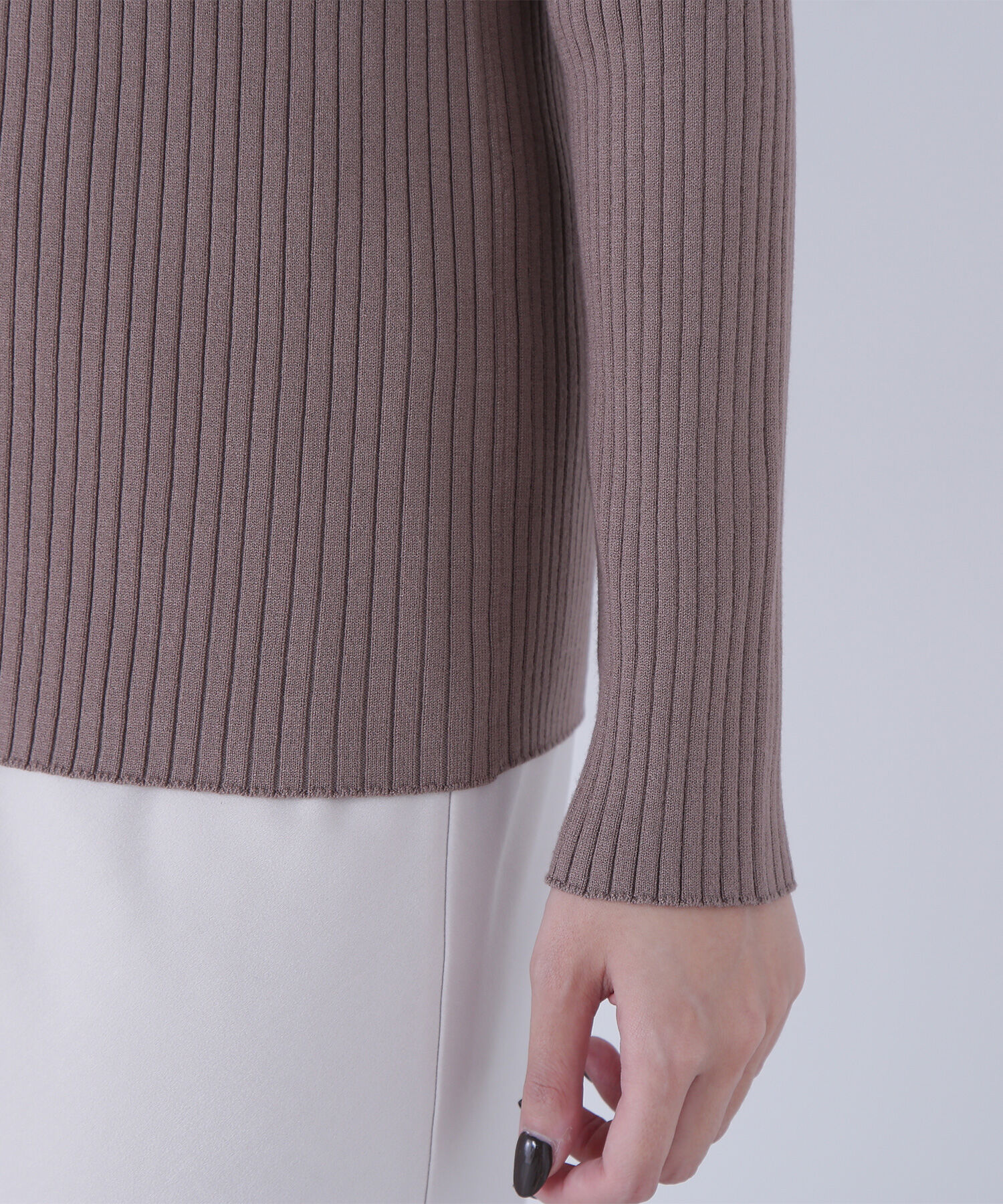  「ゴールドボタンリブカーディガン」|ニット・セーター|