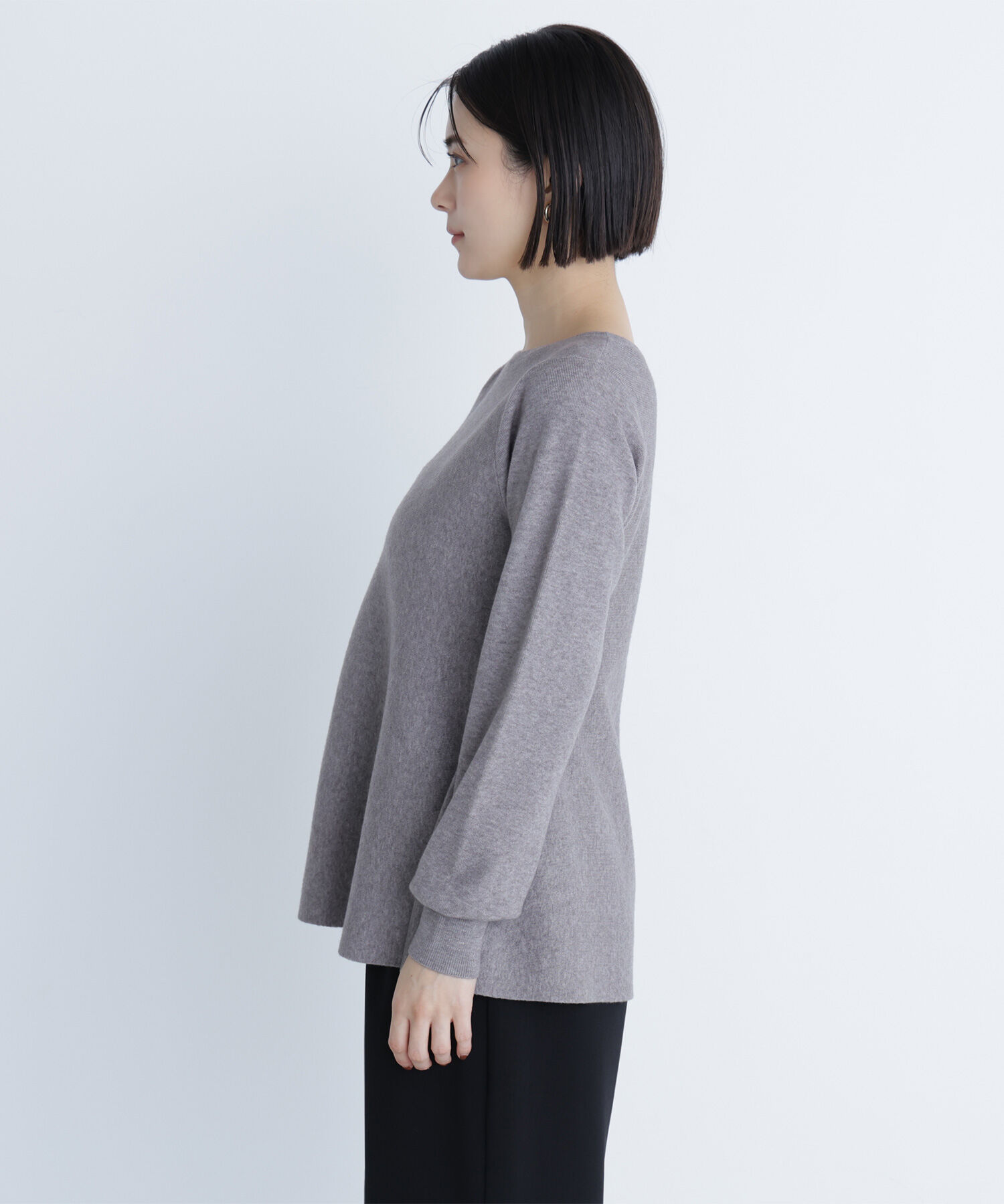  「ペプラムチュニックニット」|ニット・セーター|