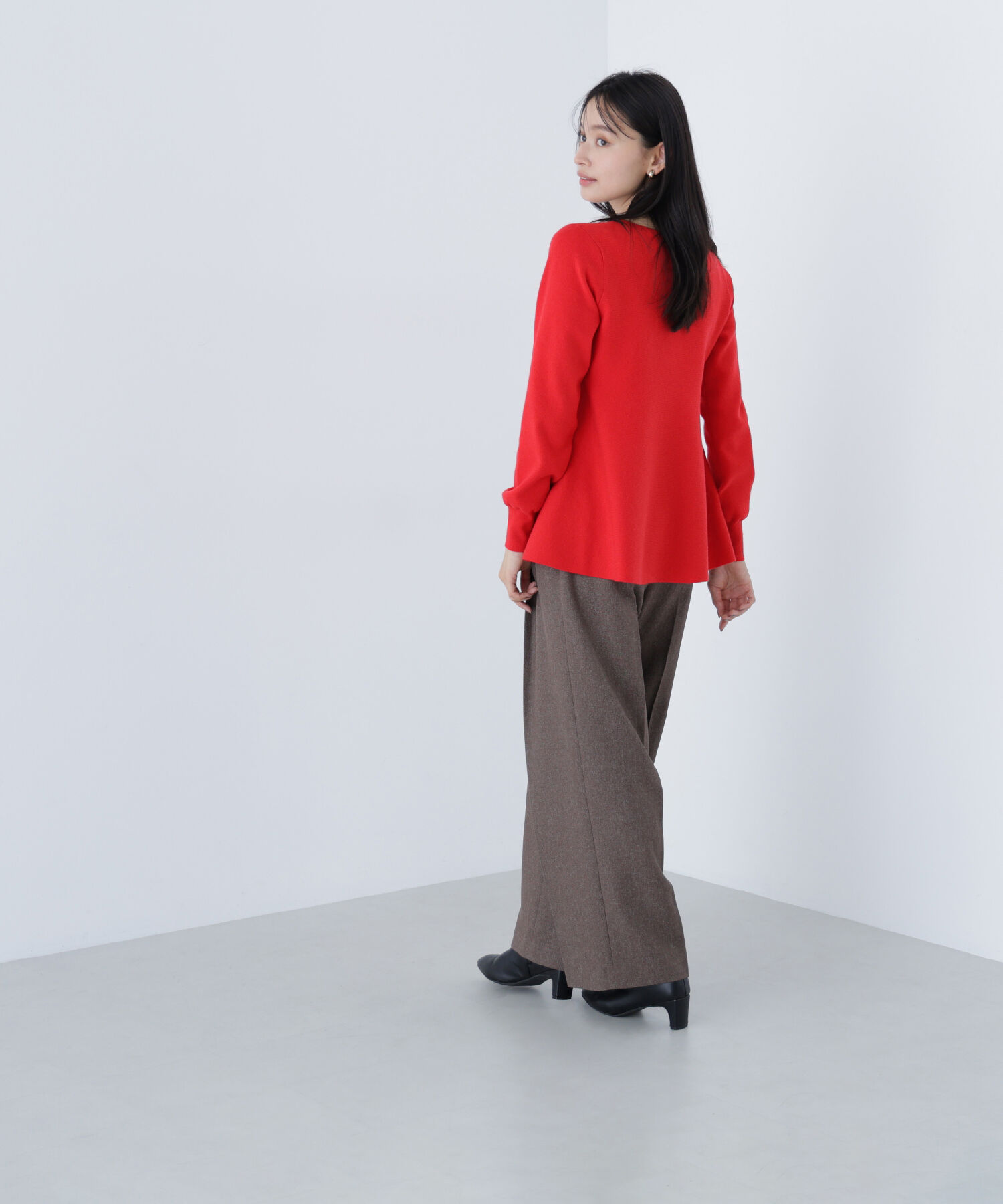  「ペプラムチュニックニット」|ニット・セーター|