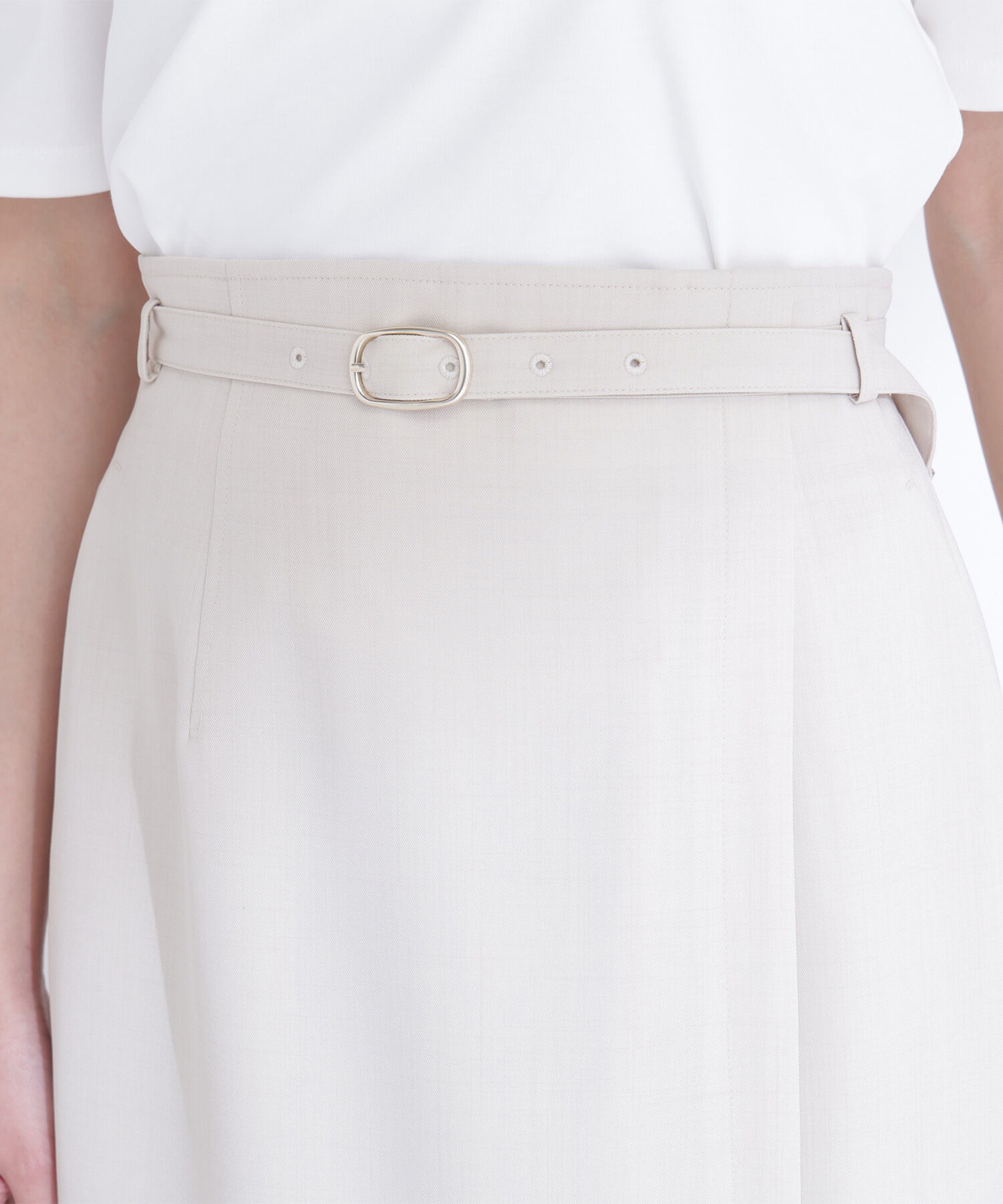  「ベルテッドナロースカート」|スカート|