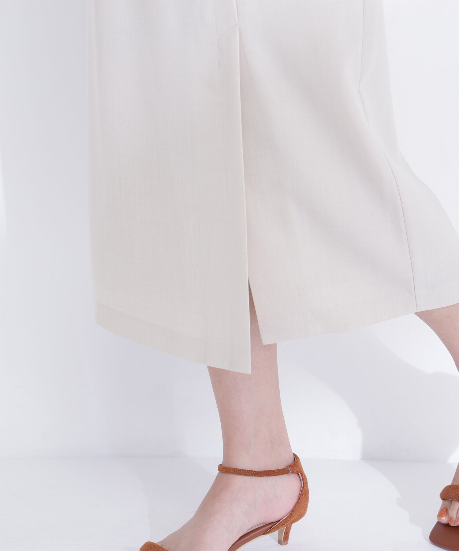  「ベルテッドナロースカート」|スカート|