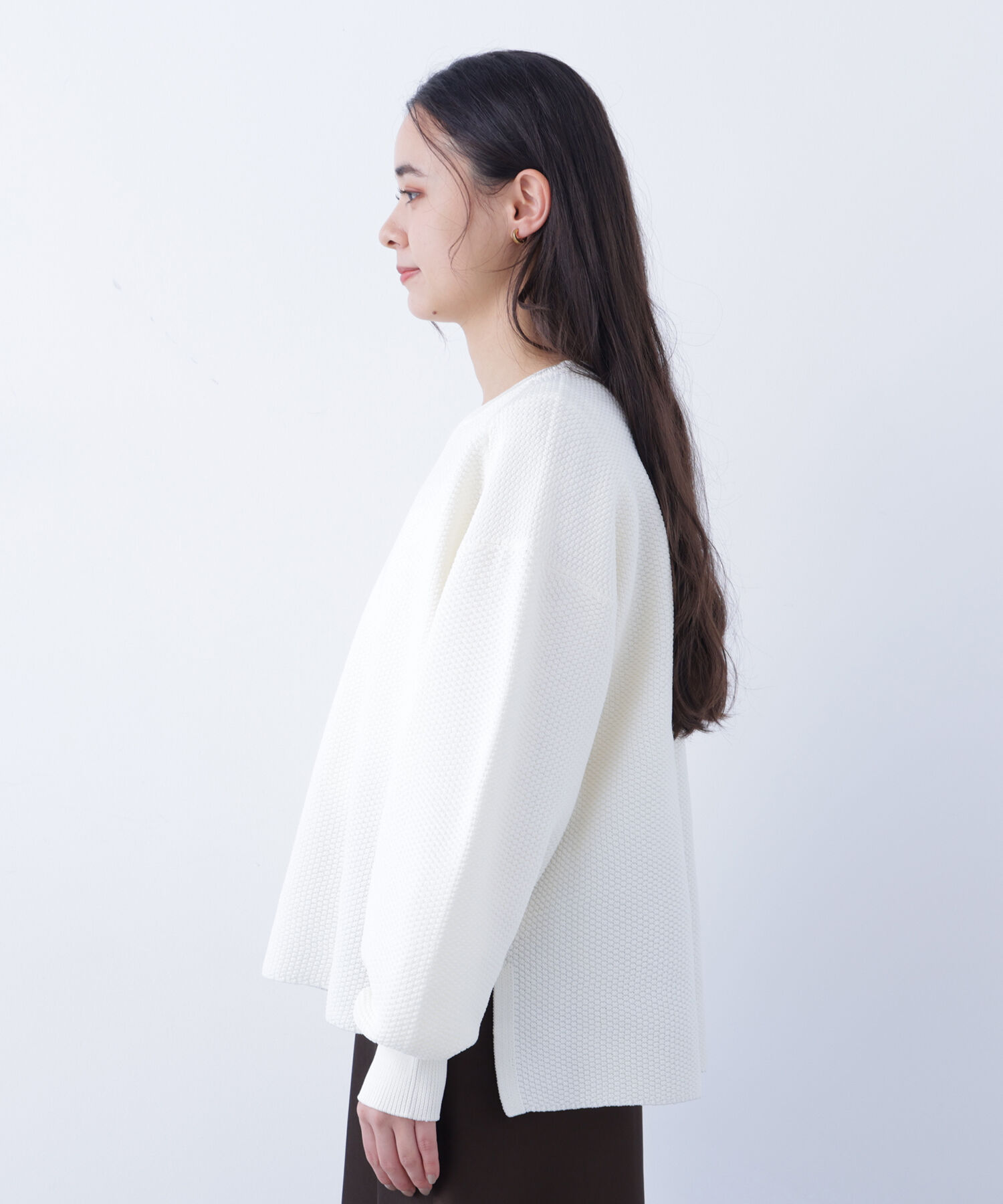  「〈N.〉鹿の子オーバーニット」|ニット・セーター|