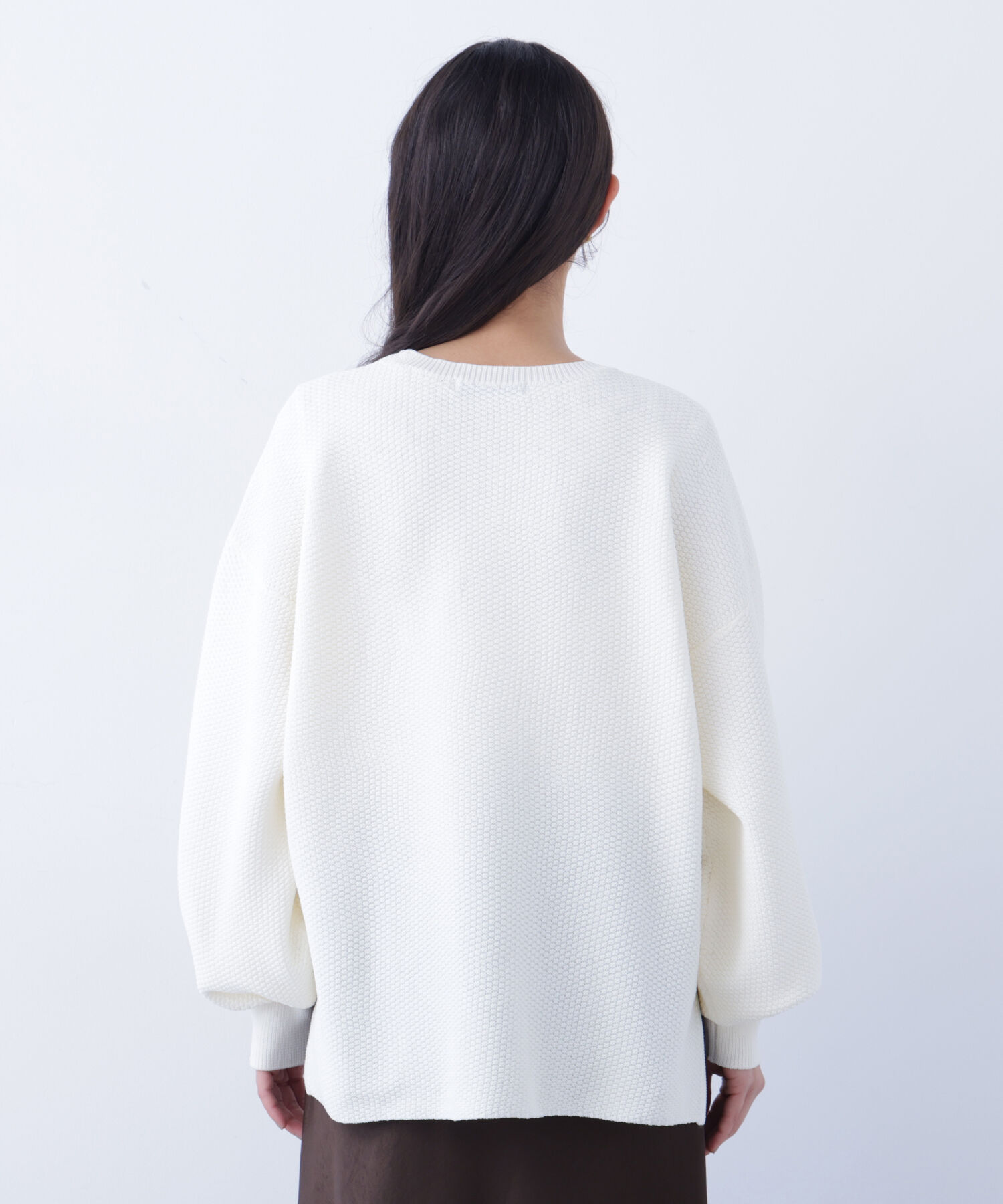  「〈N.〉鹿の子オーバーニット」|ニット・セーター|