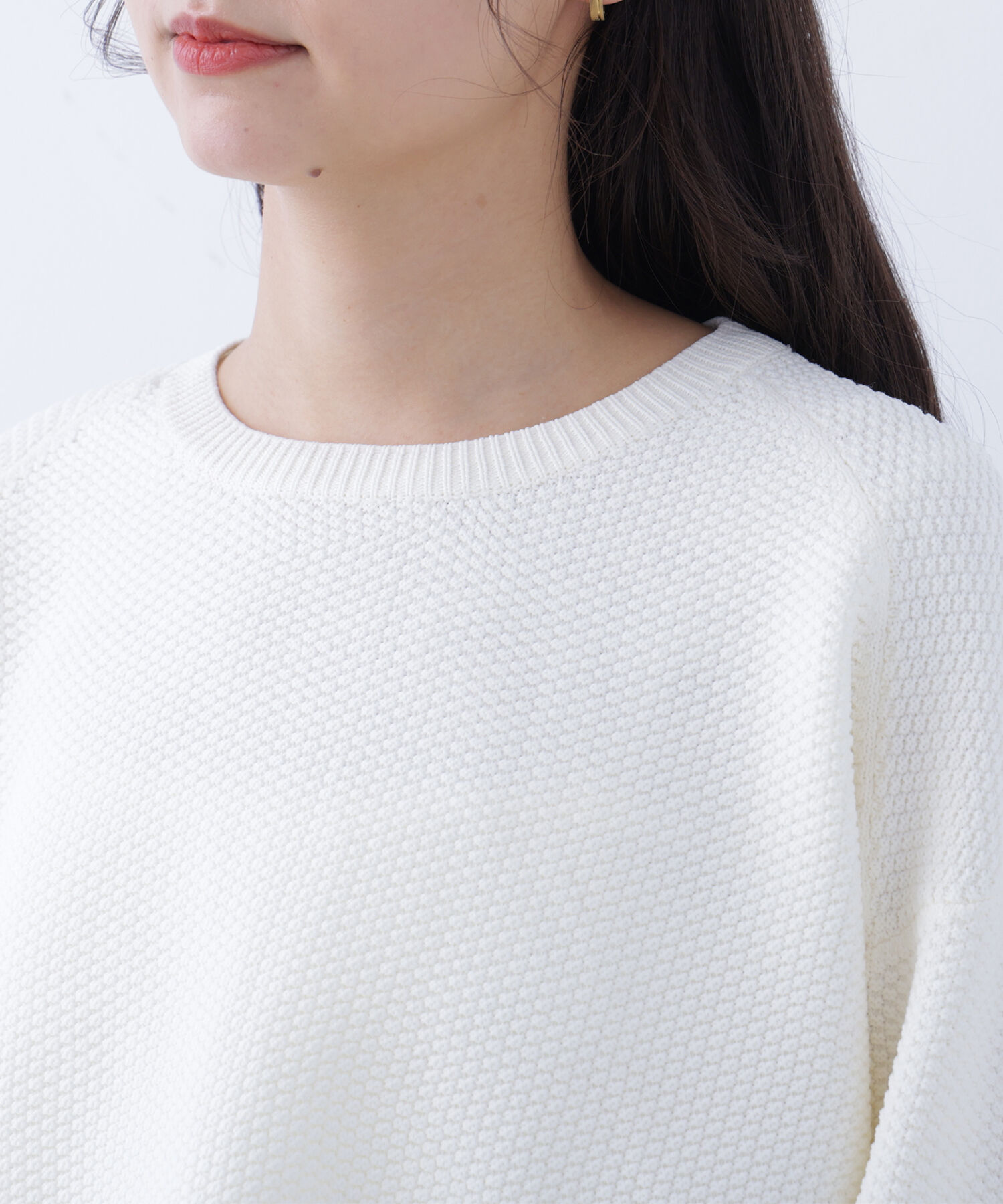  「〈N.〉鹿の子オーバーニット」|ニット・セーター|