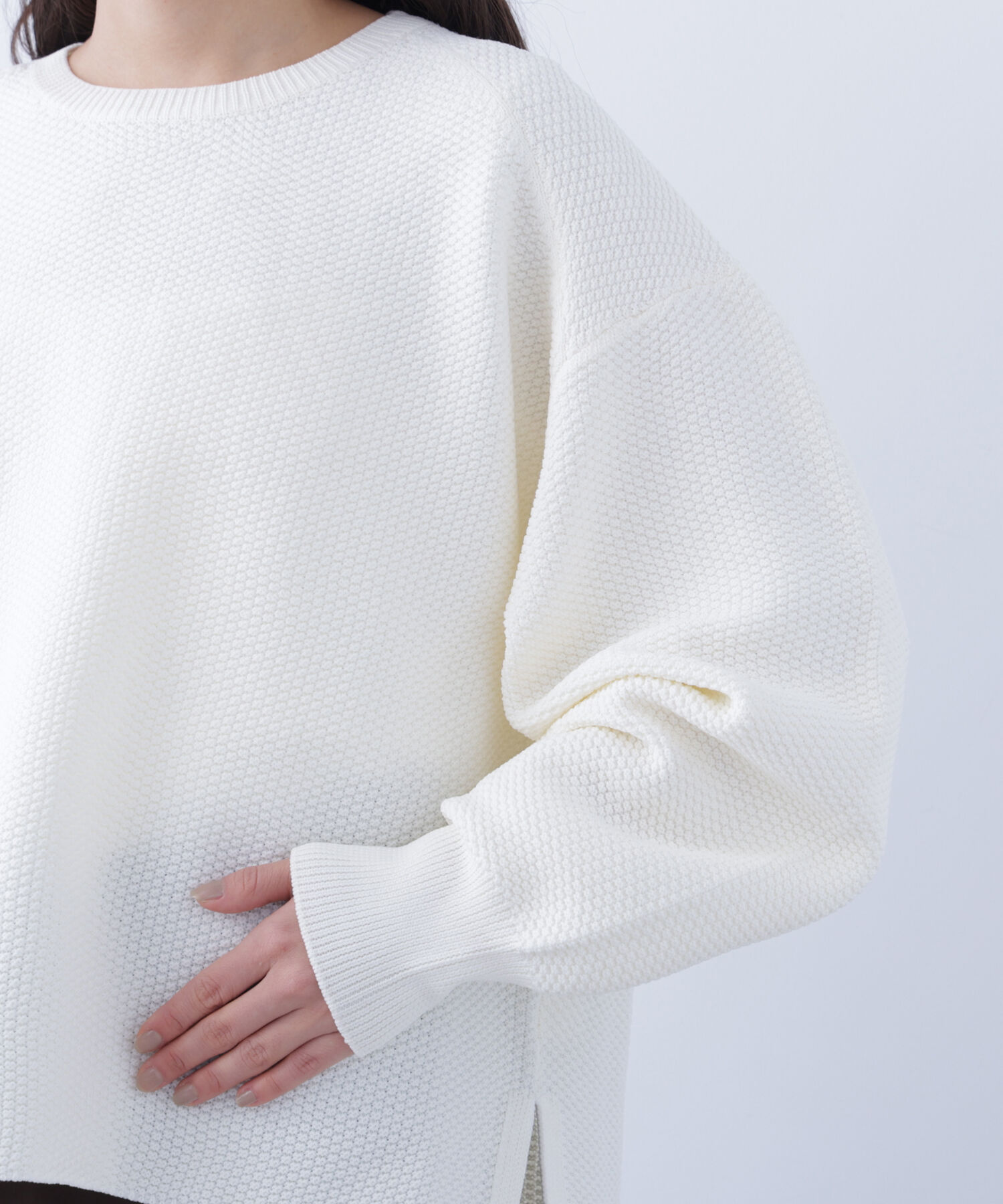  「〈N.〉鹿の子オーバーニット」|ニット・セーター|