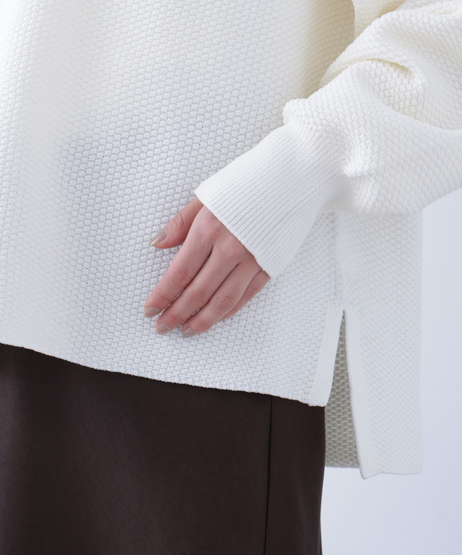  「〈N.〉鹿の子オーバーニット」|ニット・セーター|