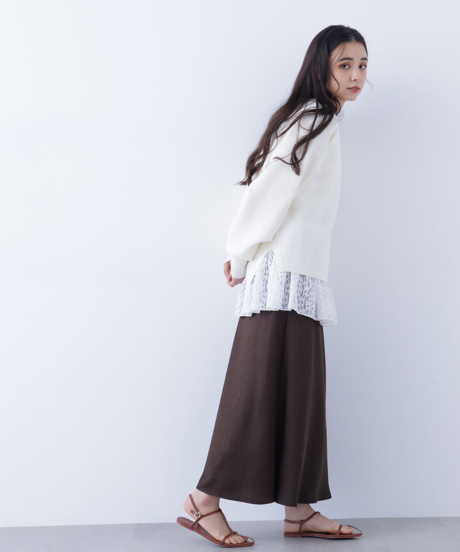  「〈N.〉鹿の子オーバーニット」|ニット・セーター|