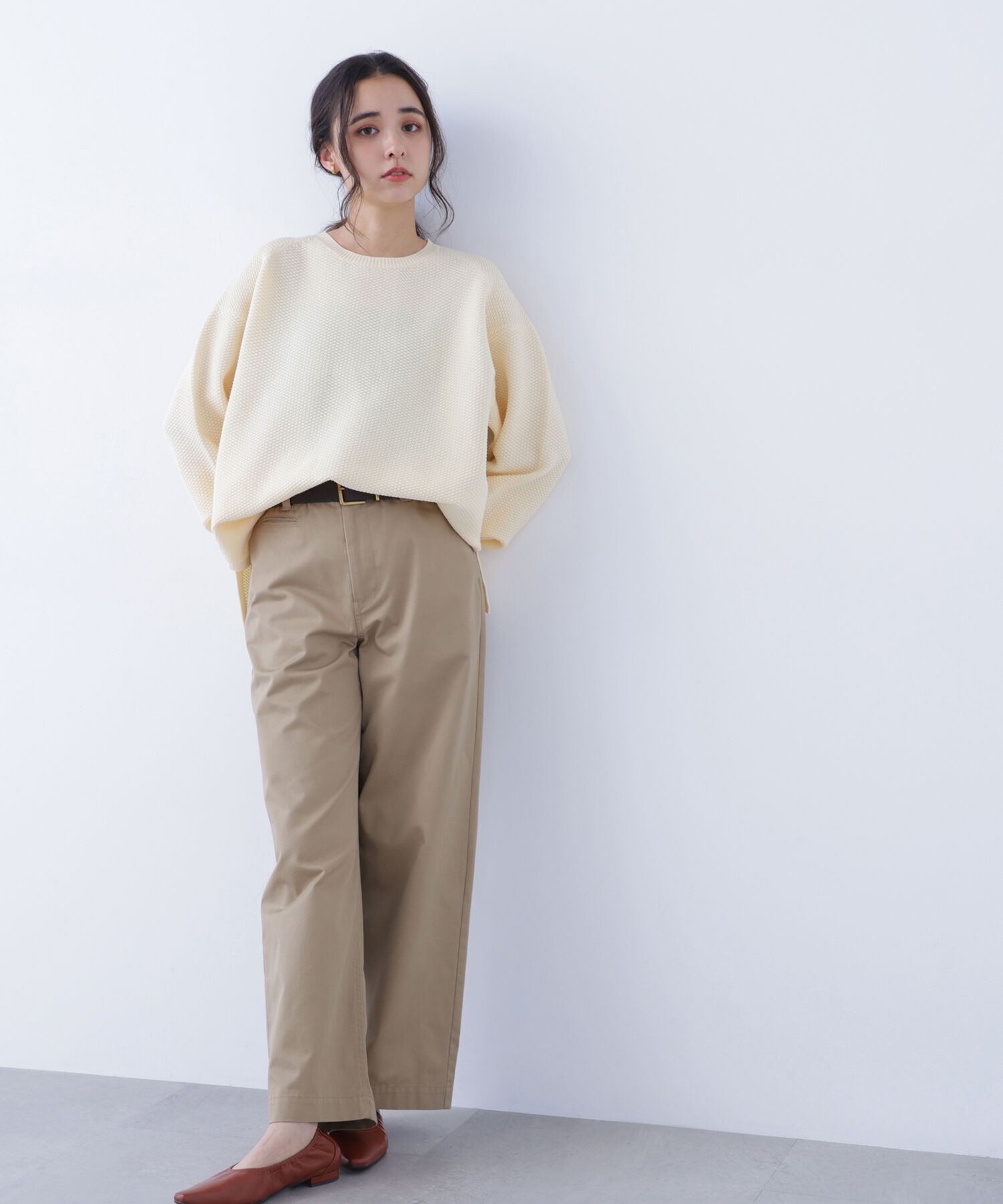  「〈N.〉鹿の子オーバーニット」|ニット・セーター|