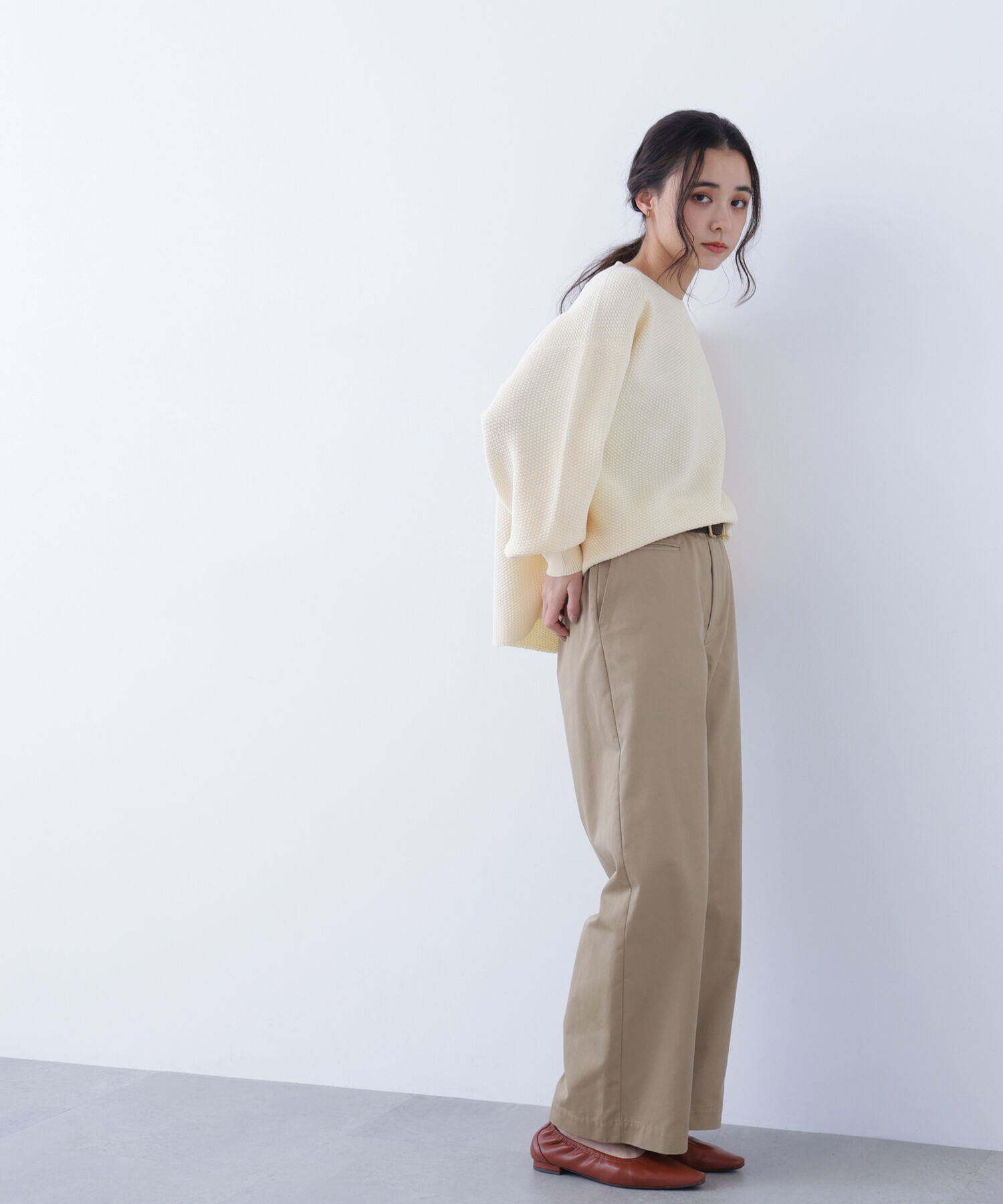  「〈N.〉鹿の子オーバーニット」|ニット・セーター|