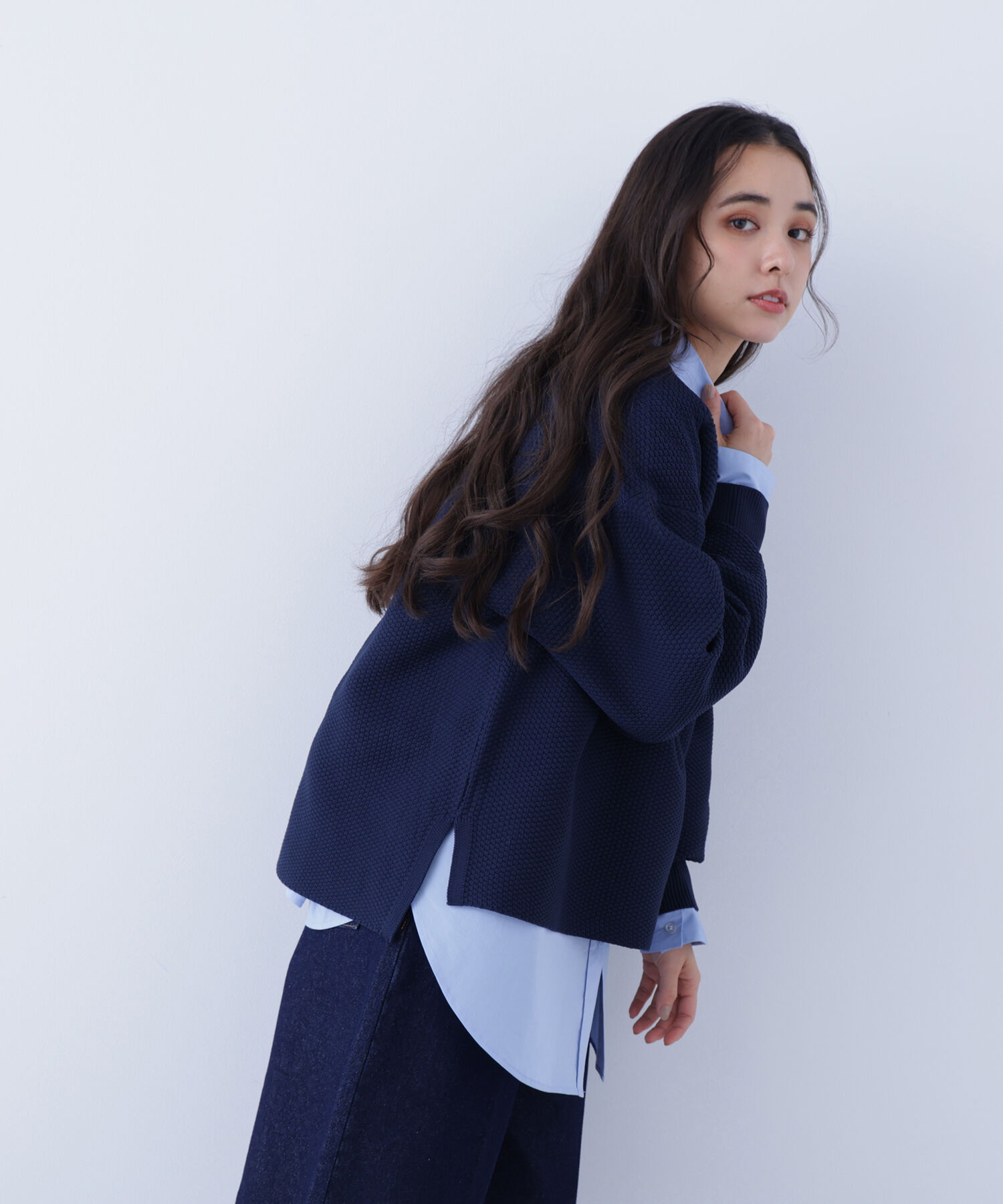  「〈N.〉鹿の子オーバーニット」|ニット・セーター|