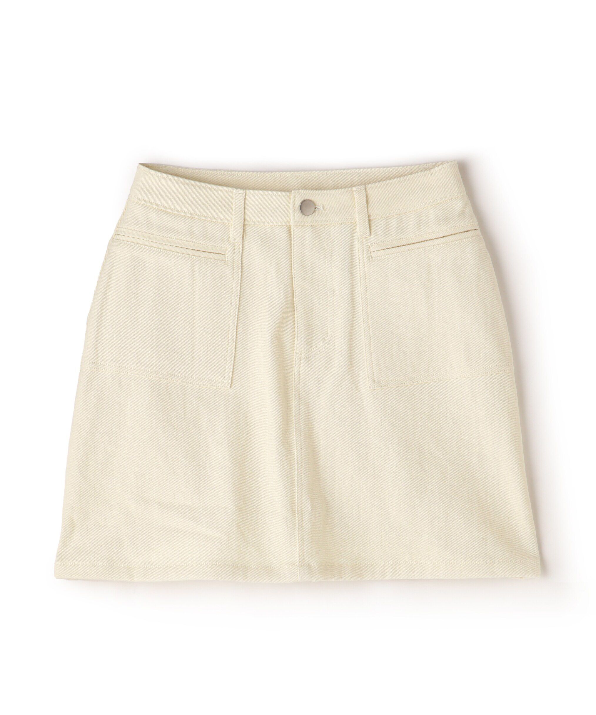  「フロントポケットミニスカート」|スカート|