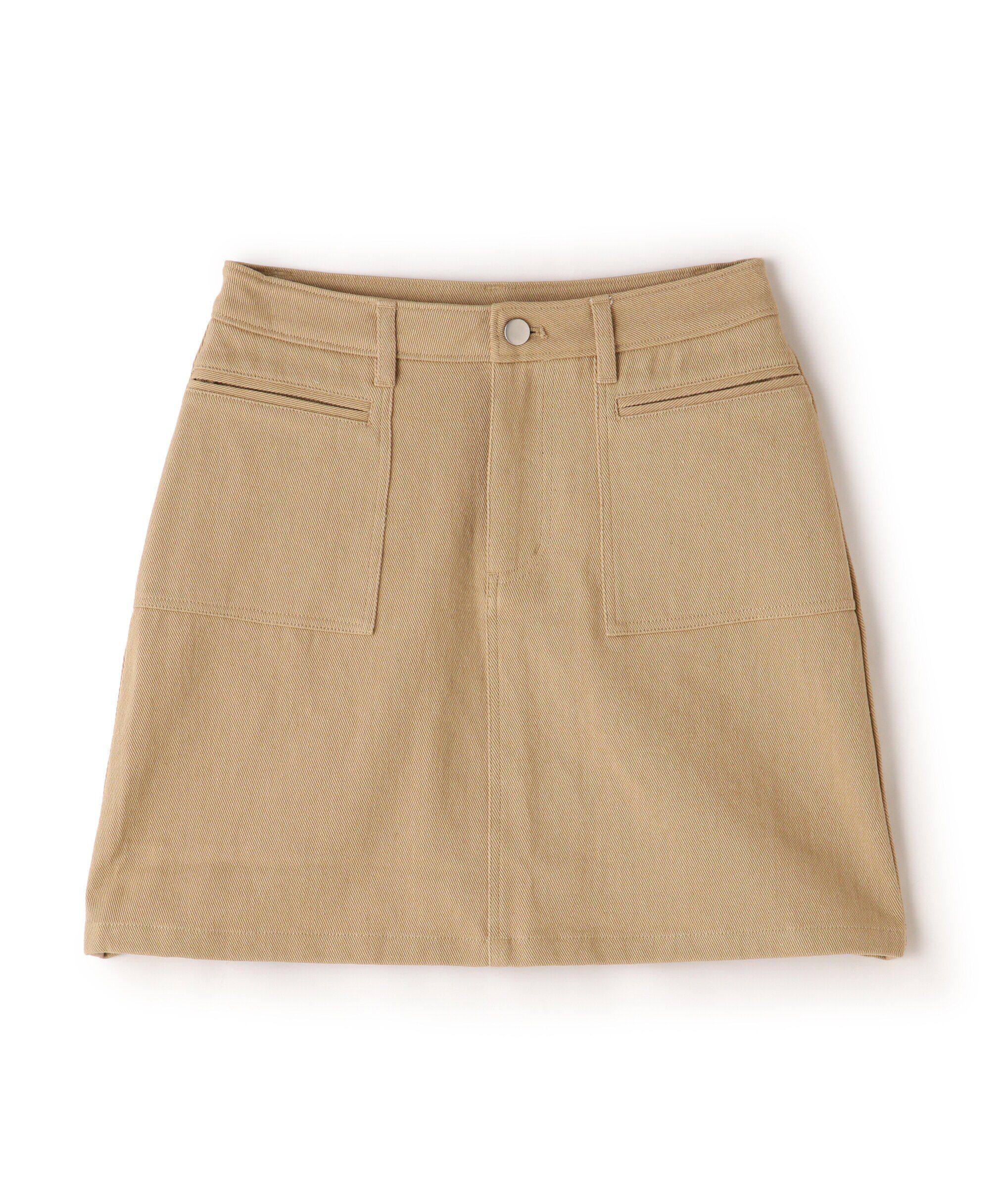  「フロントポケットミニスカート」|スカート|