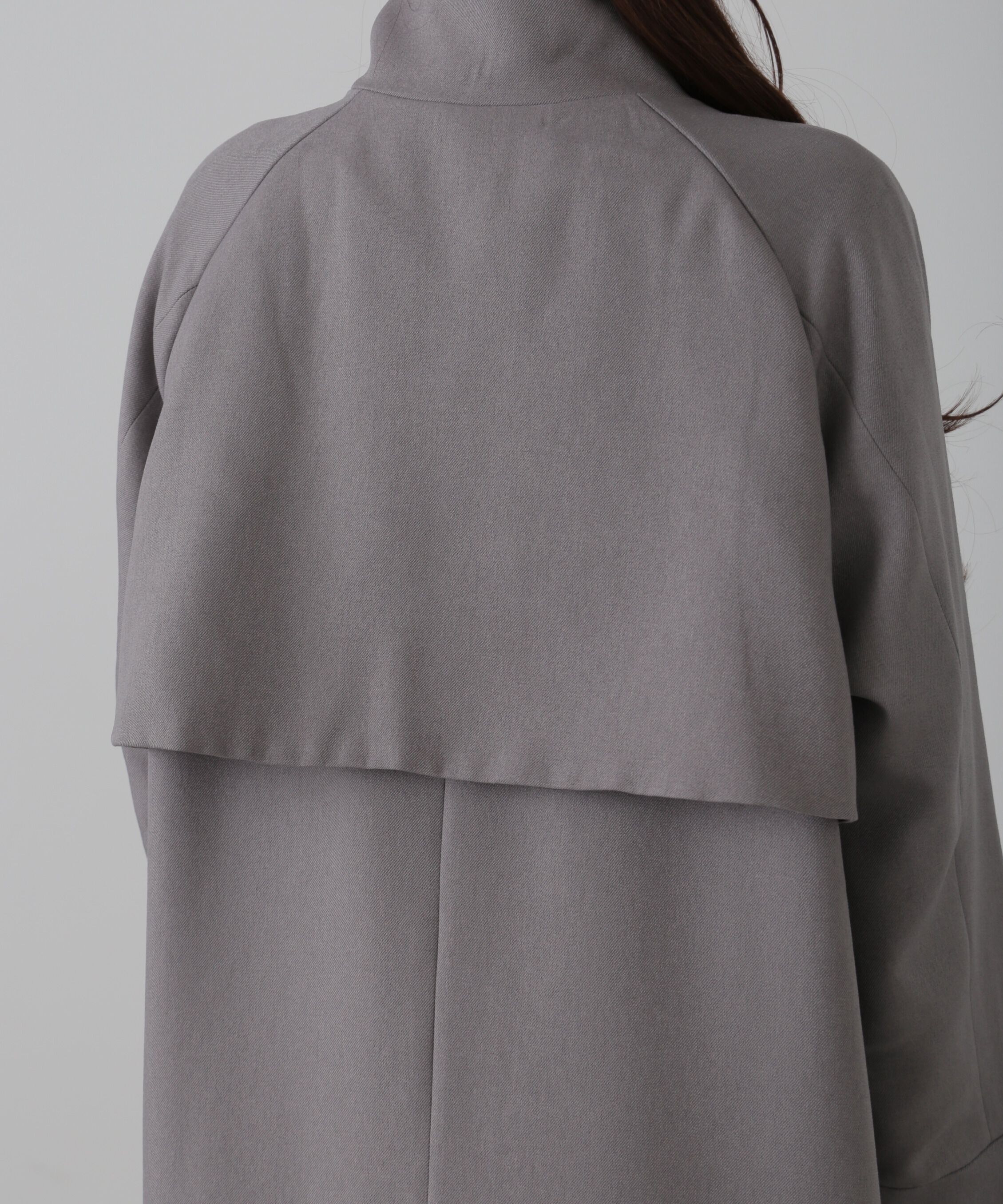  「ポリエステルツイルスタンドネックコート」|その他|