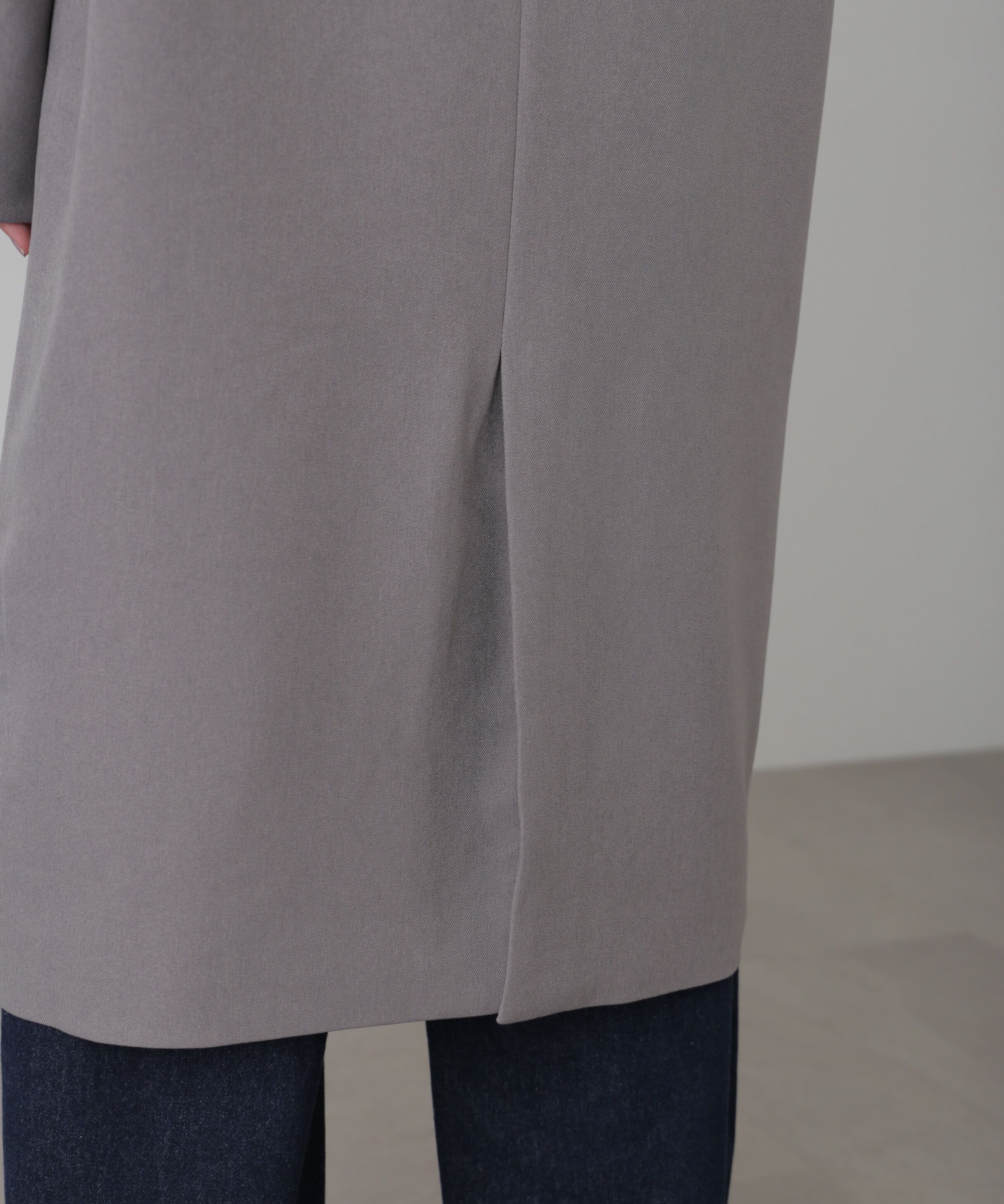  「ポリエステルツイルスタンドネックコート」|その他|