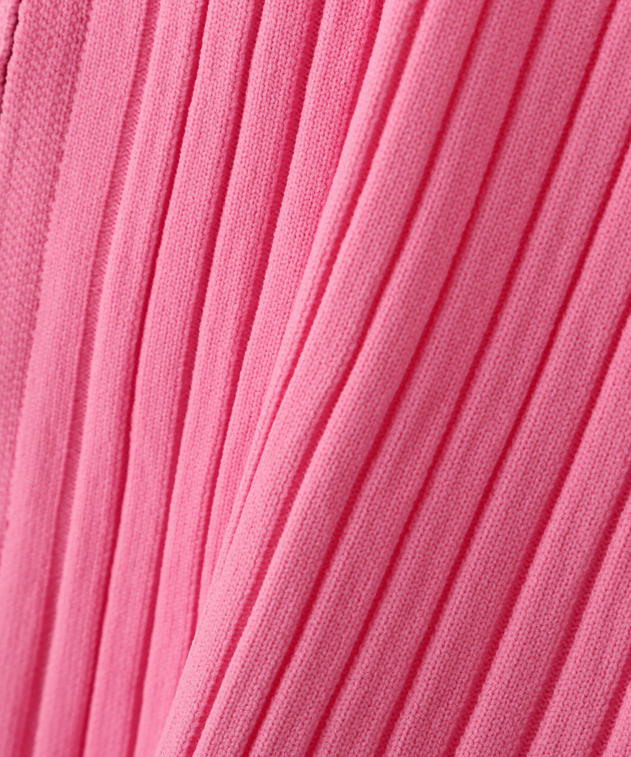  「襟付き半袖ジップニットカーディガン」|ニット・セーター|