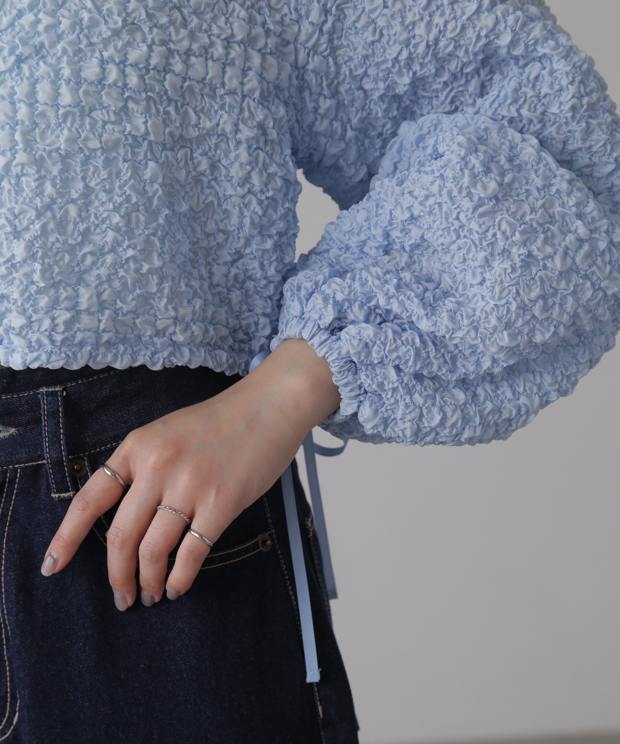  「ぽこぽこシアーブルゾン」|ブルゾン・スタジャン|