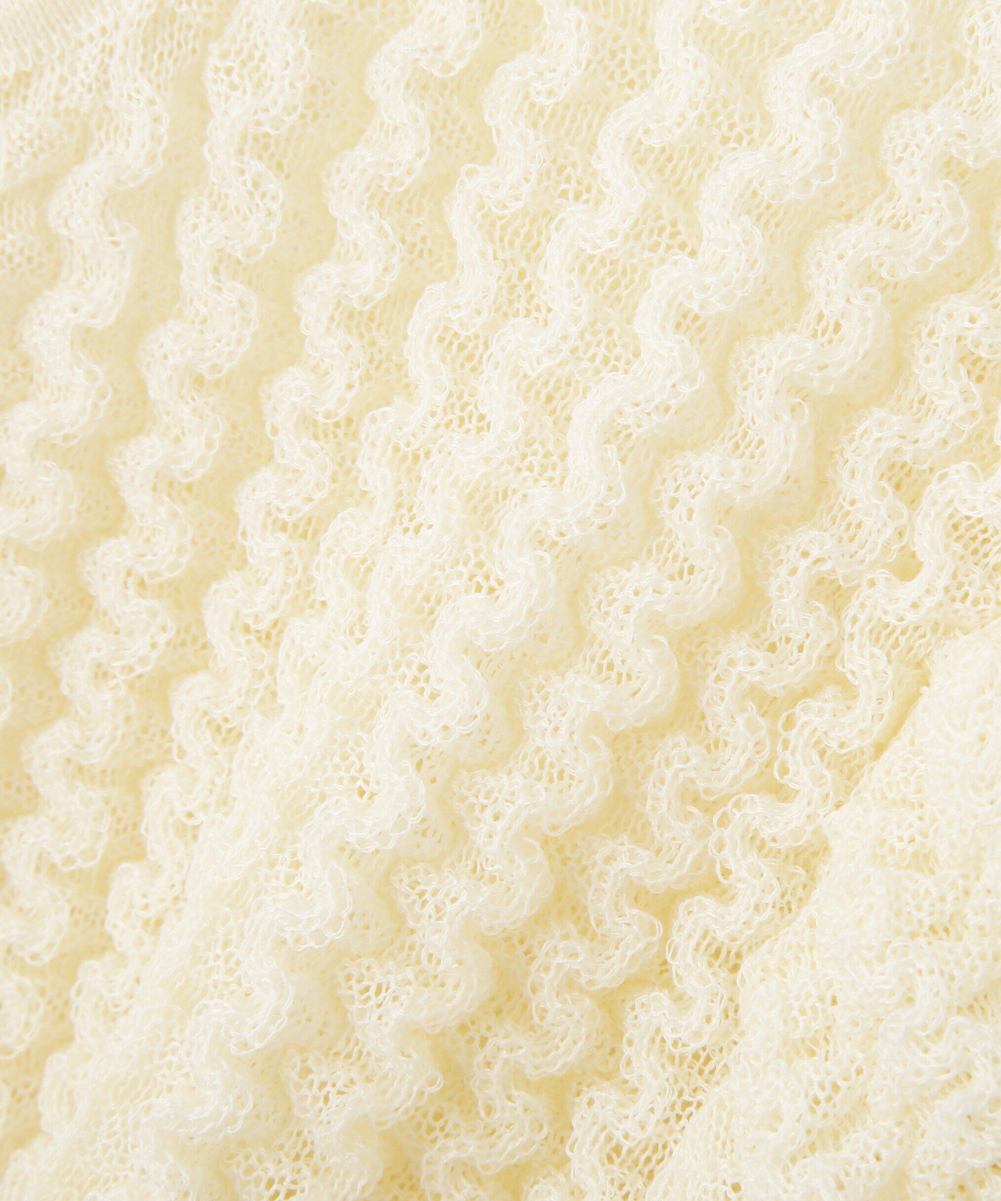  「ウェーブ柄2wayニットカーディガン」|ニット・セーター|